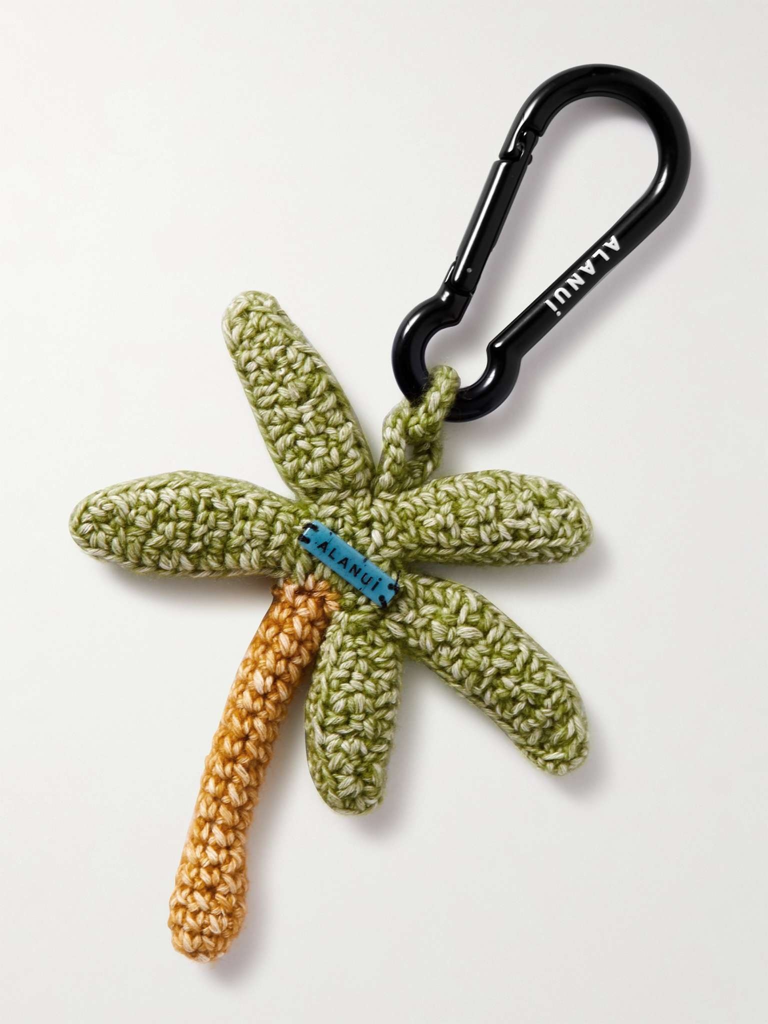 Crochet-Knit Cotton-Blend Key Fob - 1