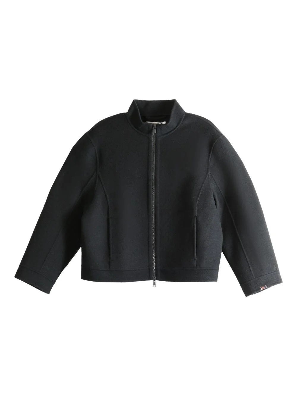 zipped bomber jacket - 1