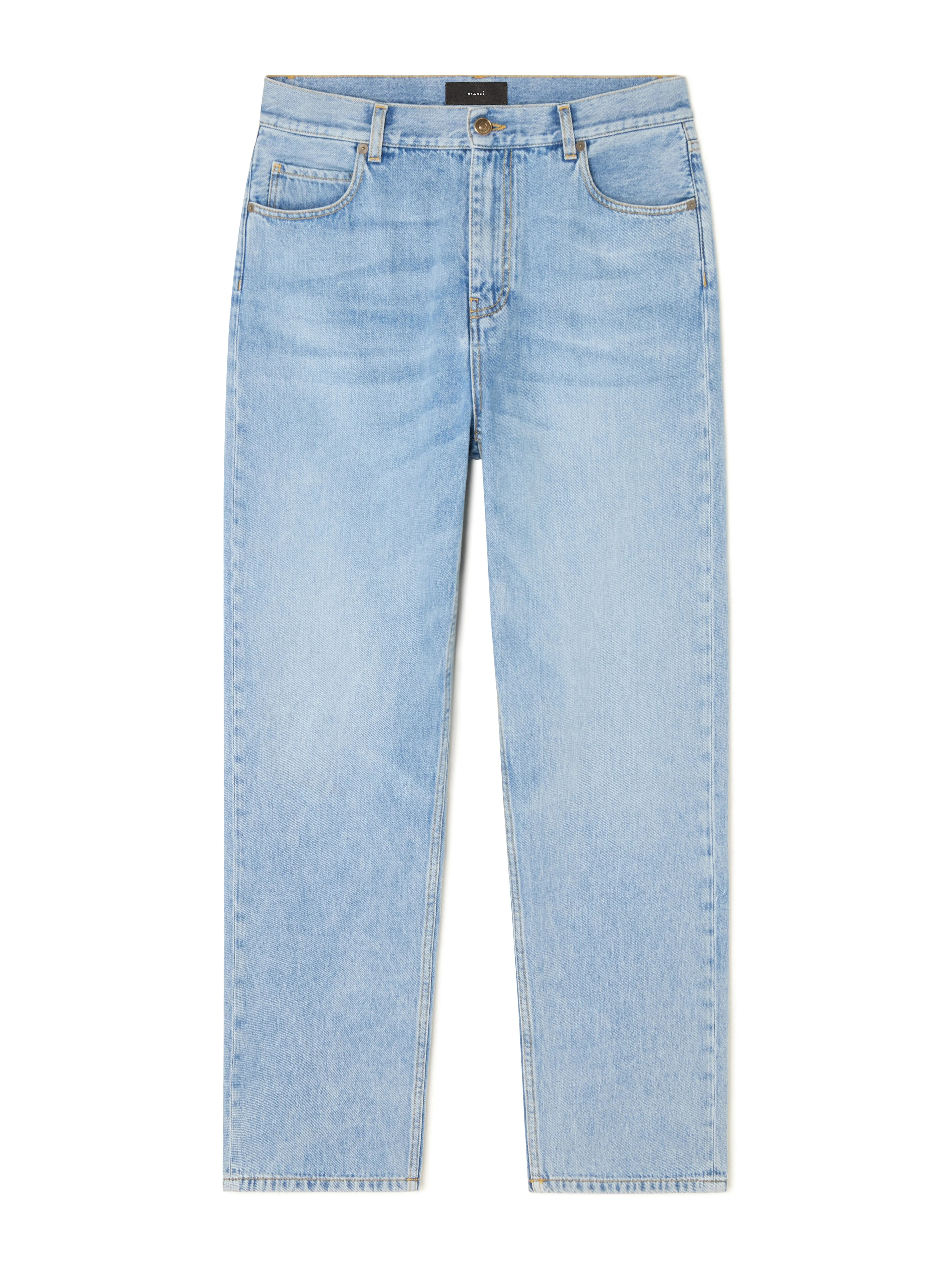 Light Wash Denim Pants - 1