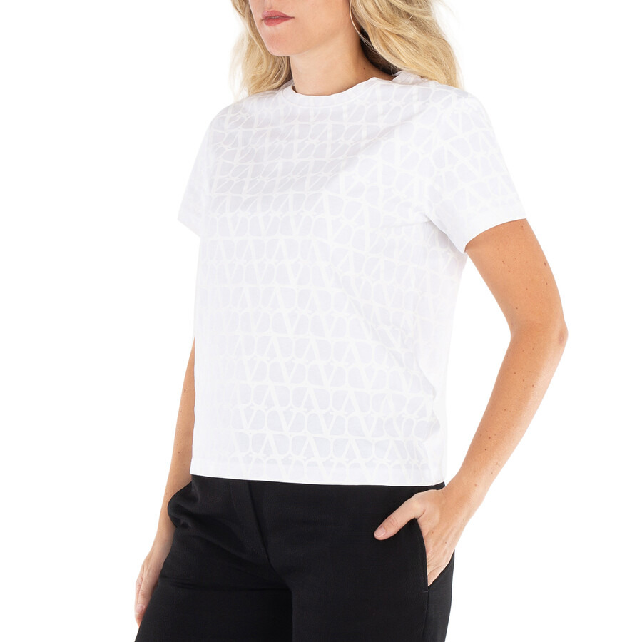 Valentino Toile Iconograph Vlogo T-Shirt - 4