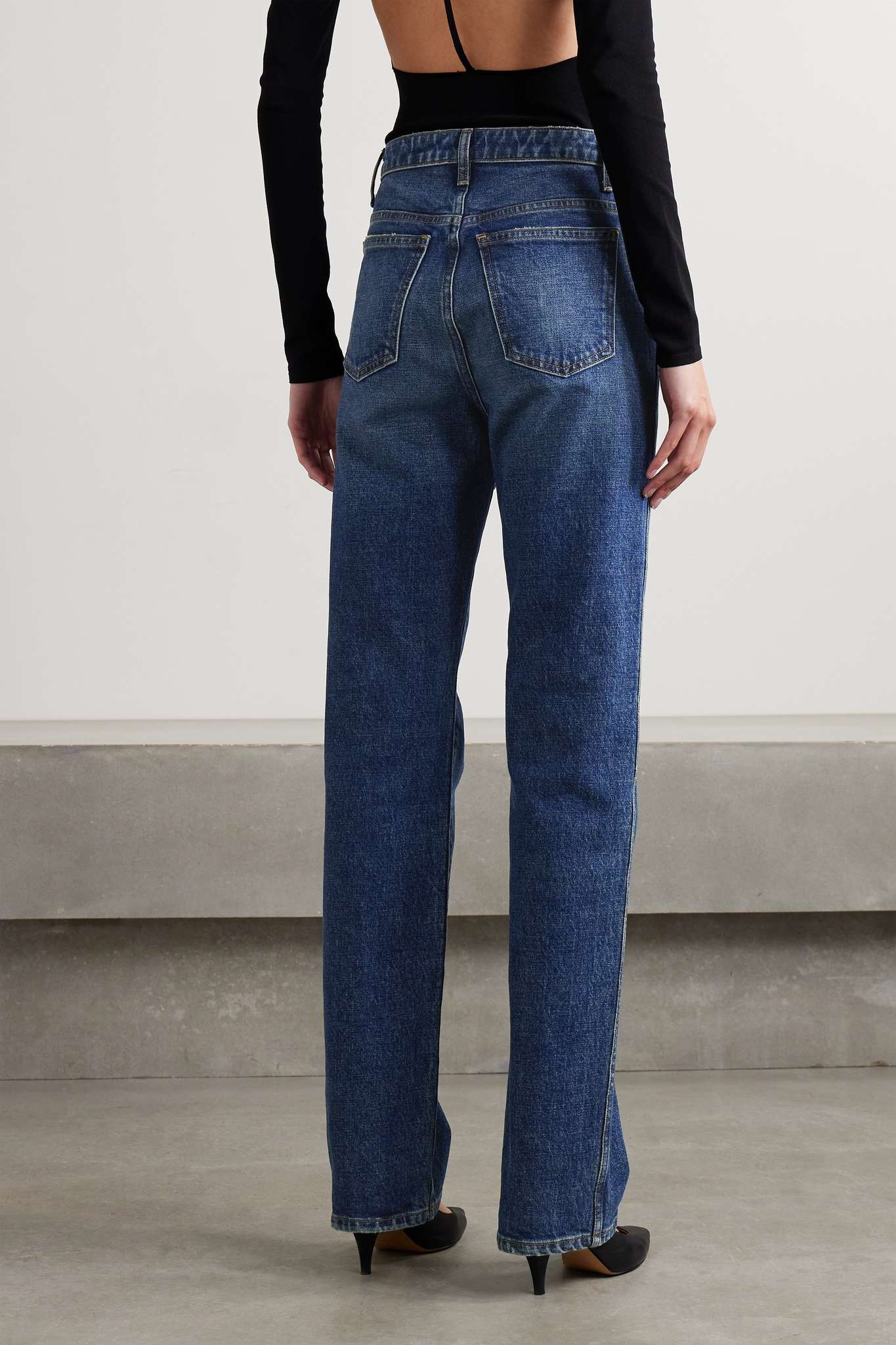 Danielle high-rise slim-leg jeans - 4