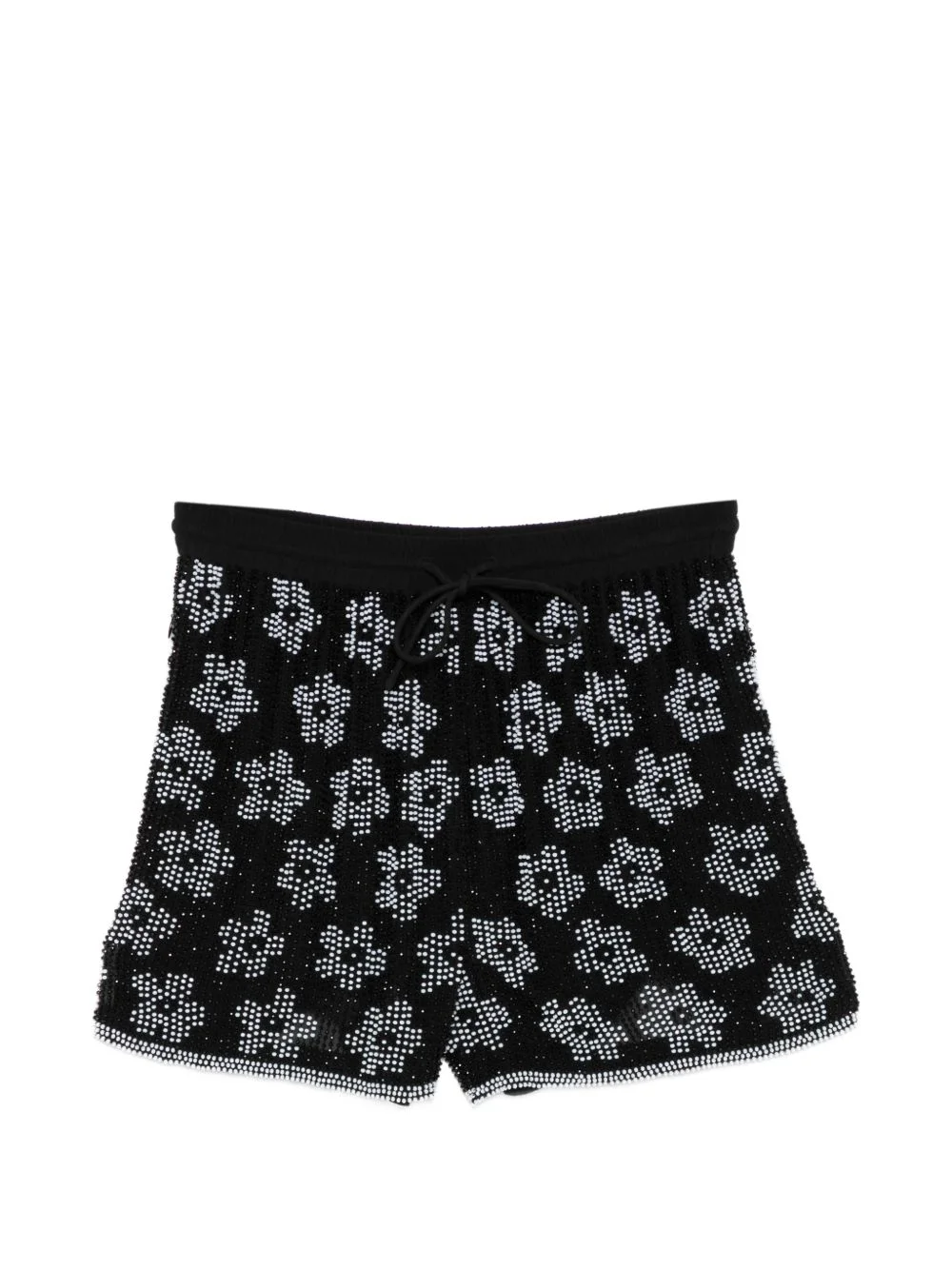 floral sequin shorts - 1