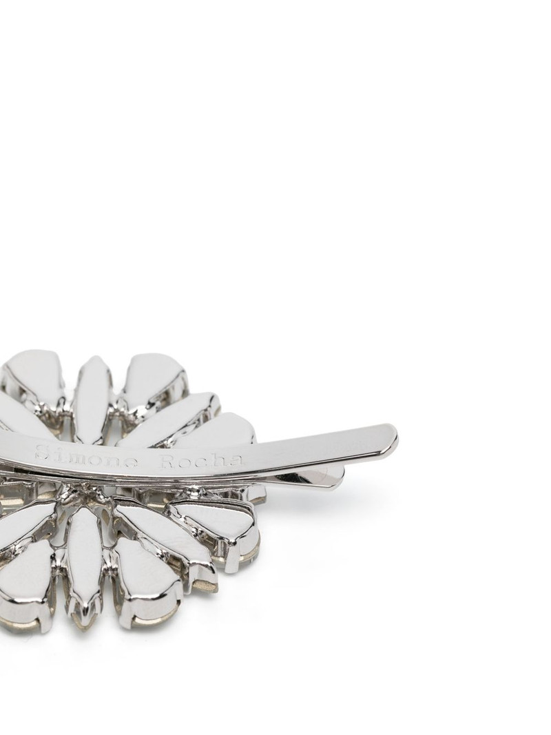 Simone Rocha Crystal Blossom hair clip outlook