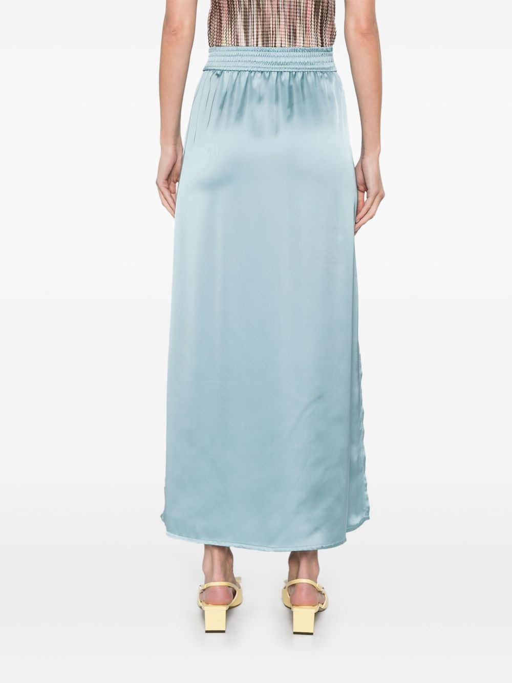 satin maxi dress - 4