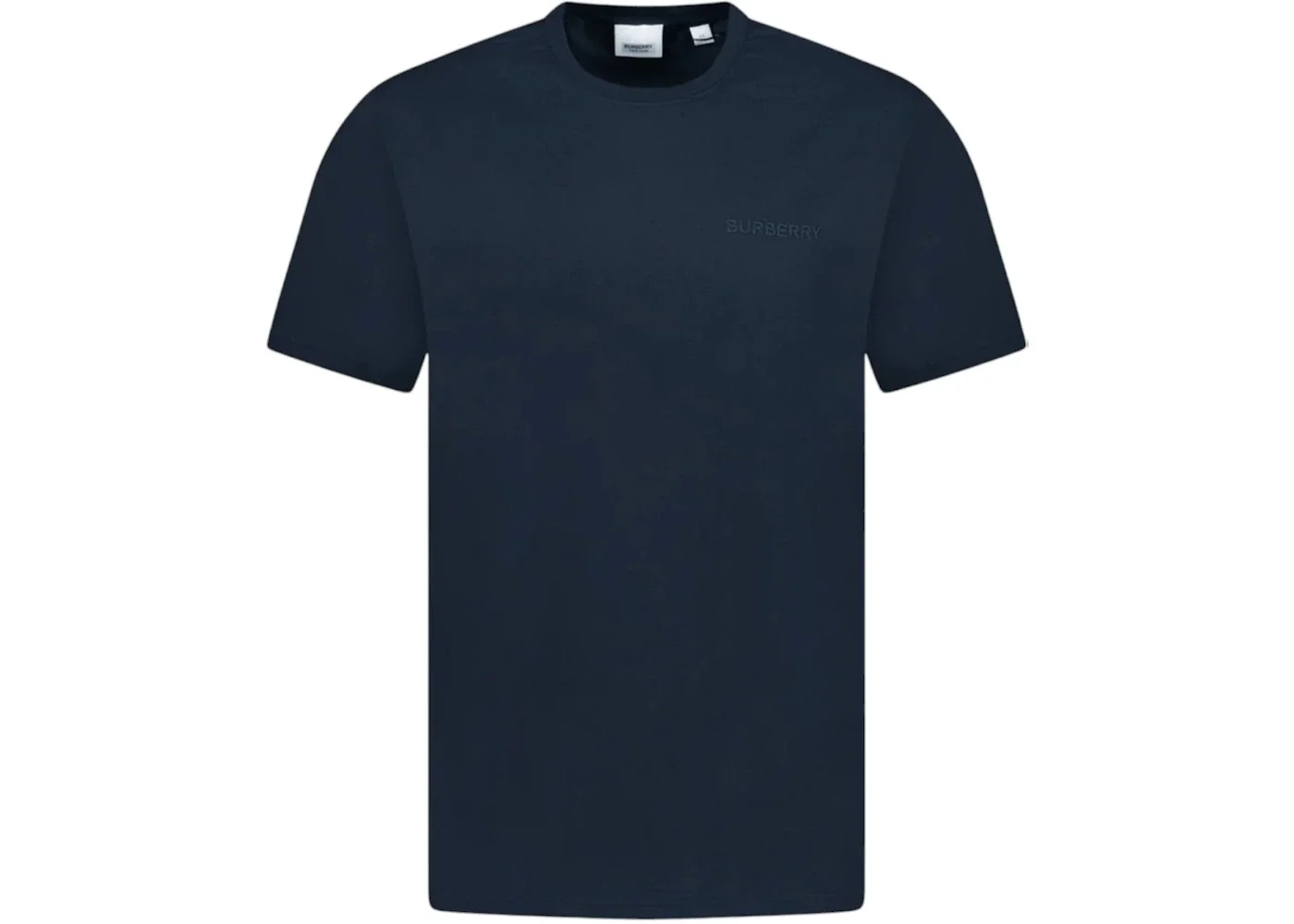 Burberry Monotone Logo T-Shirt Blue - 1
