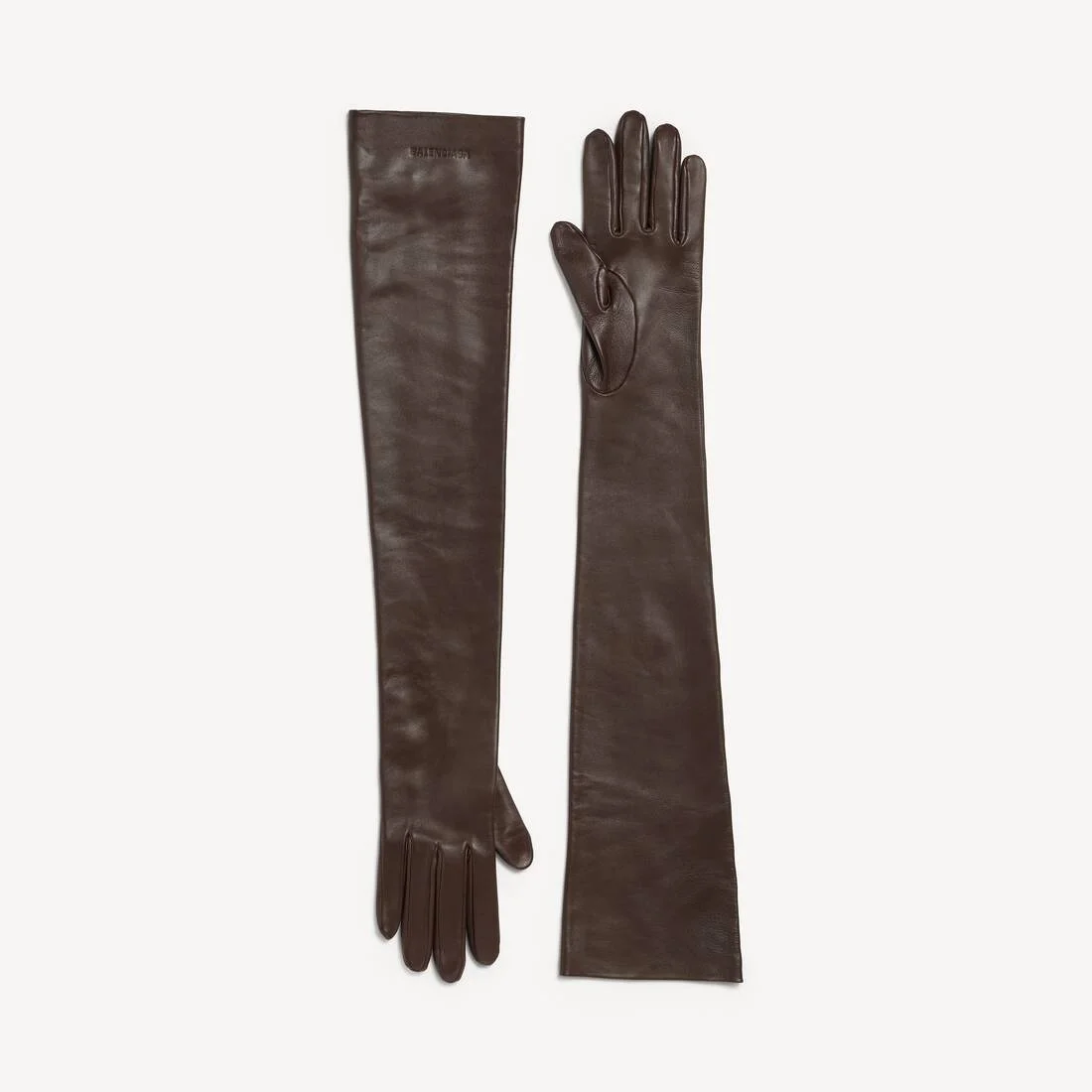 Women's Long Gloves in Cacao - 1
