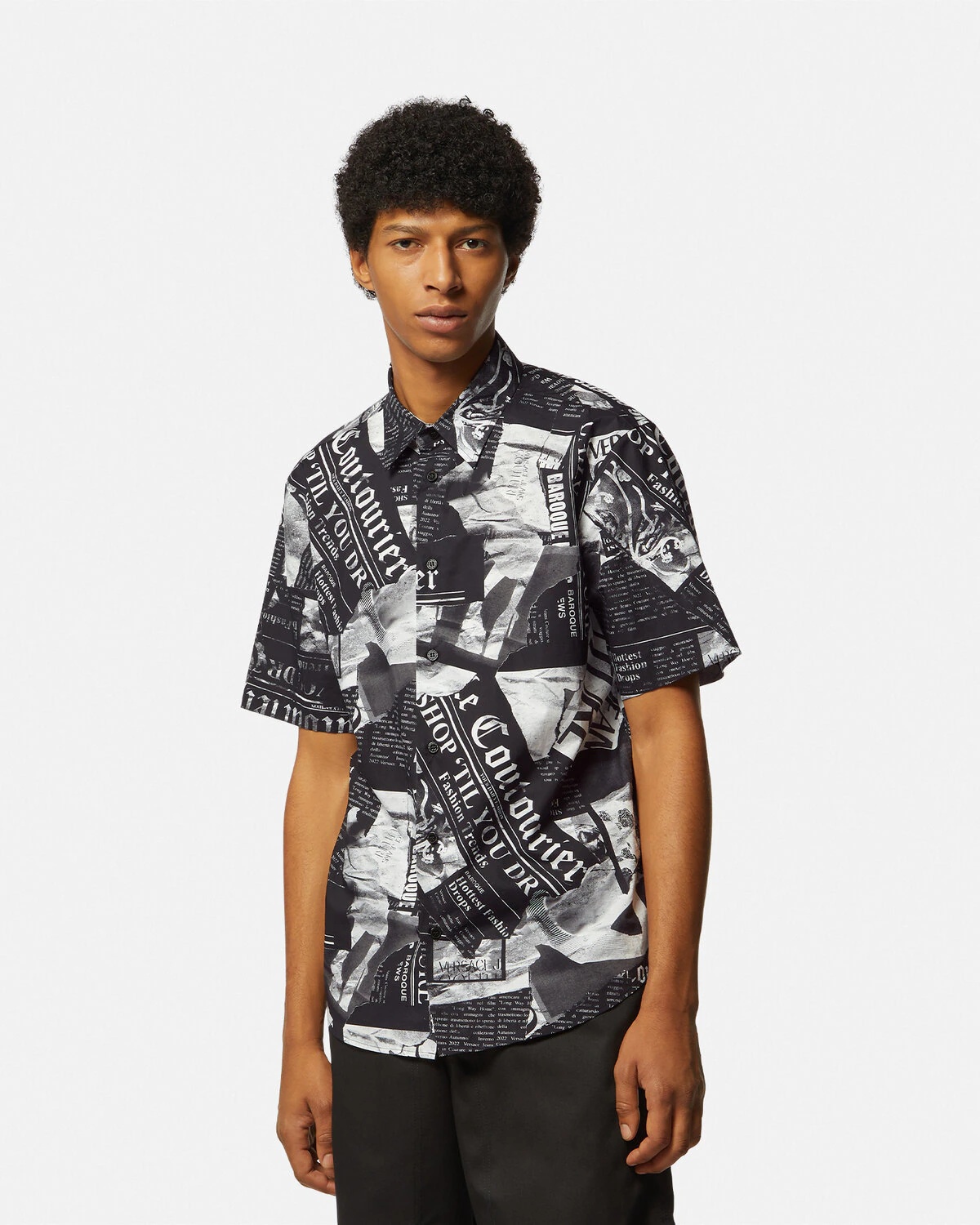 Magazine Short-Sleeved Shirt - 4