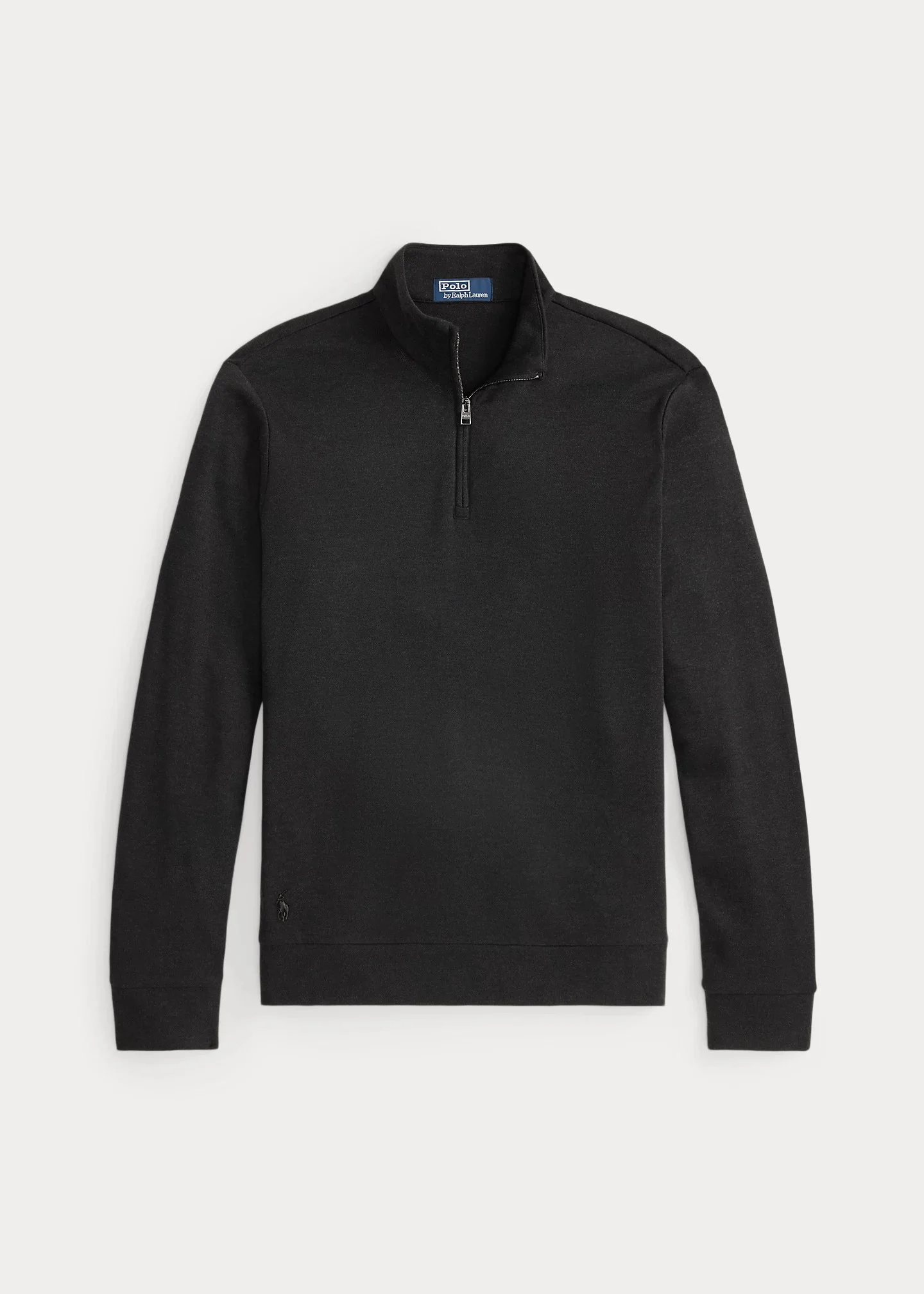 Textured Quarter-Zip Pullover - 1