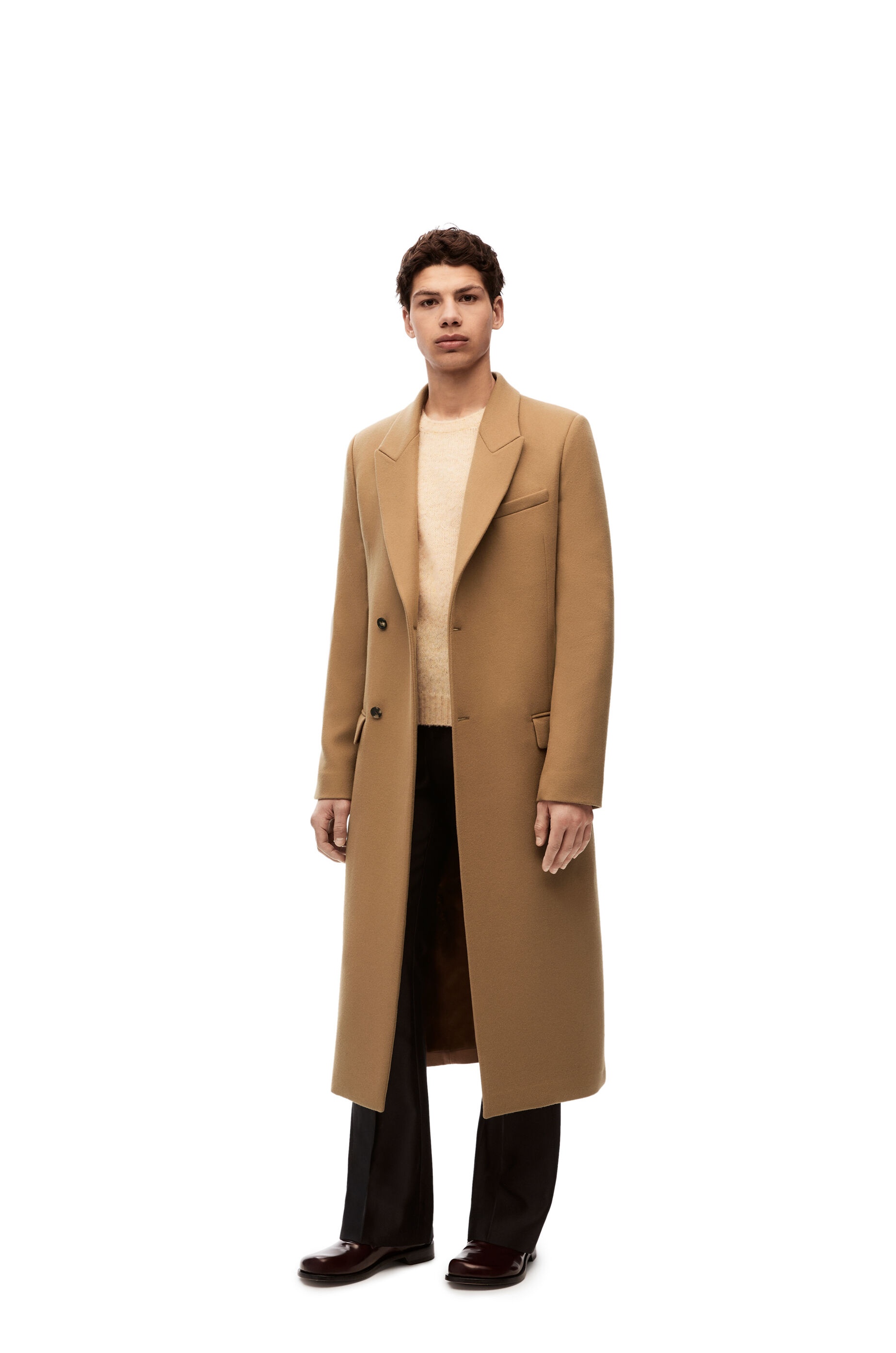 Tailored coat in wool and cashmere - 2