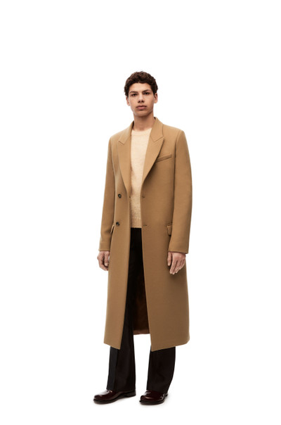 Loewe Tailored coat in wool and cashmere outlook