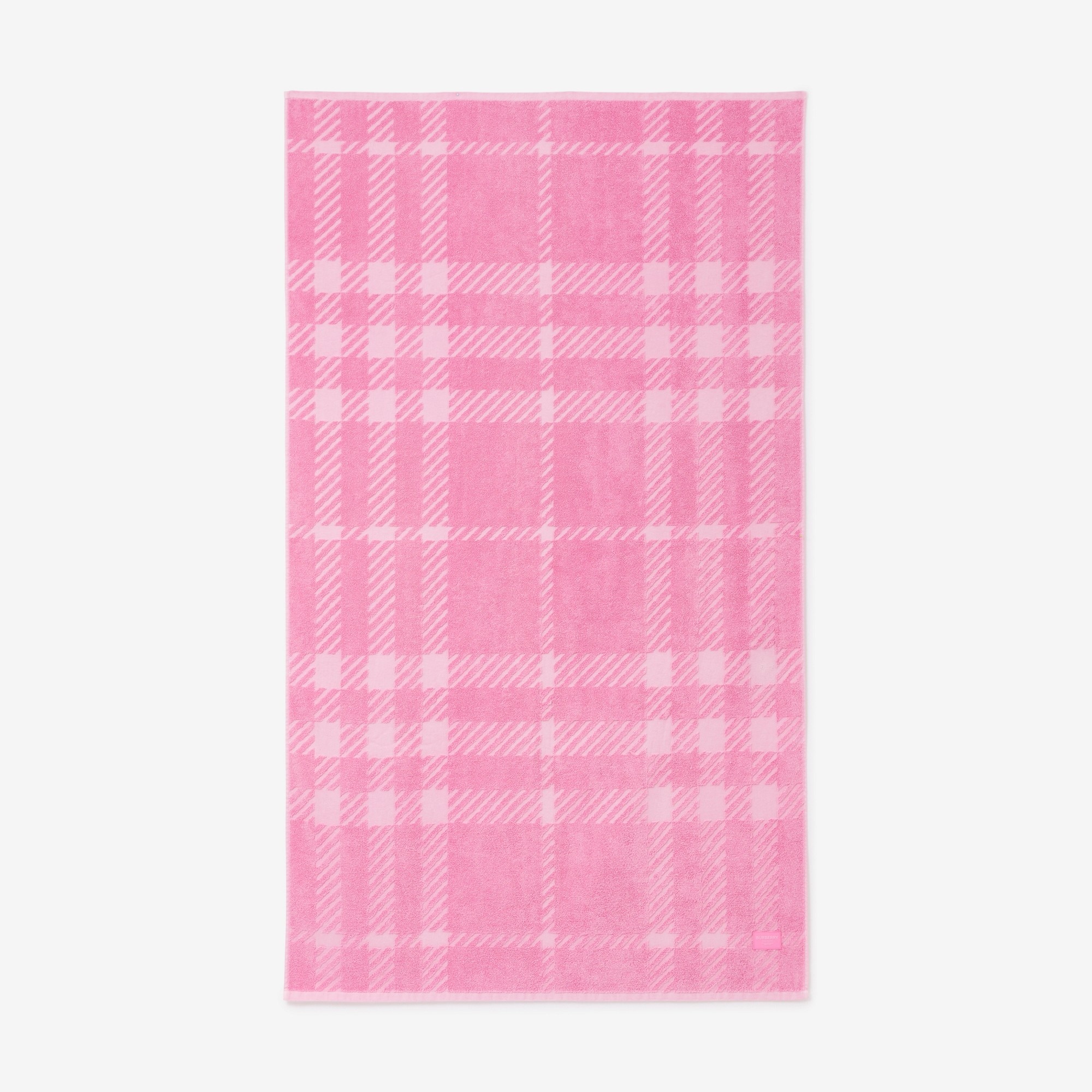 Check Cotton Jacquard Towel - 1