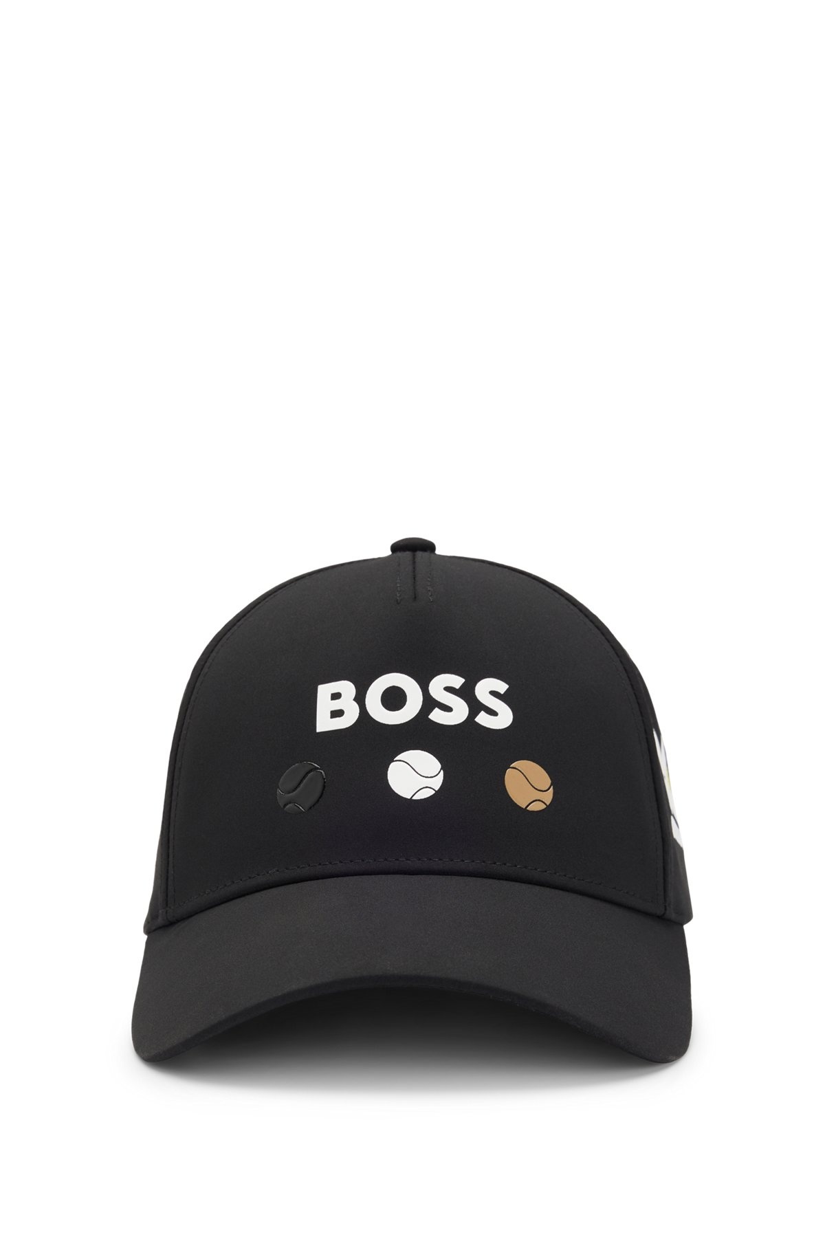 LOGO-DETAILED CAP IN STRETCH NYLON - 2