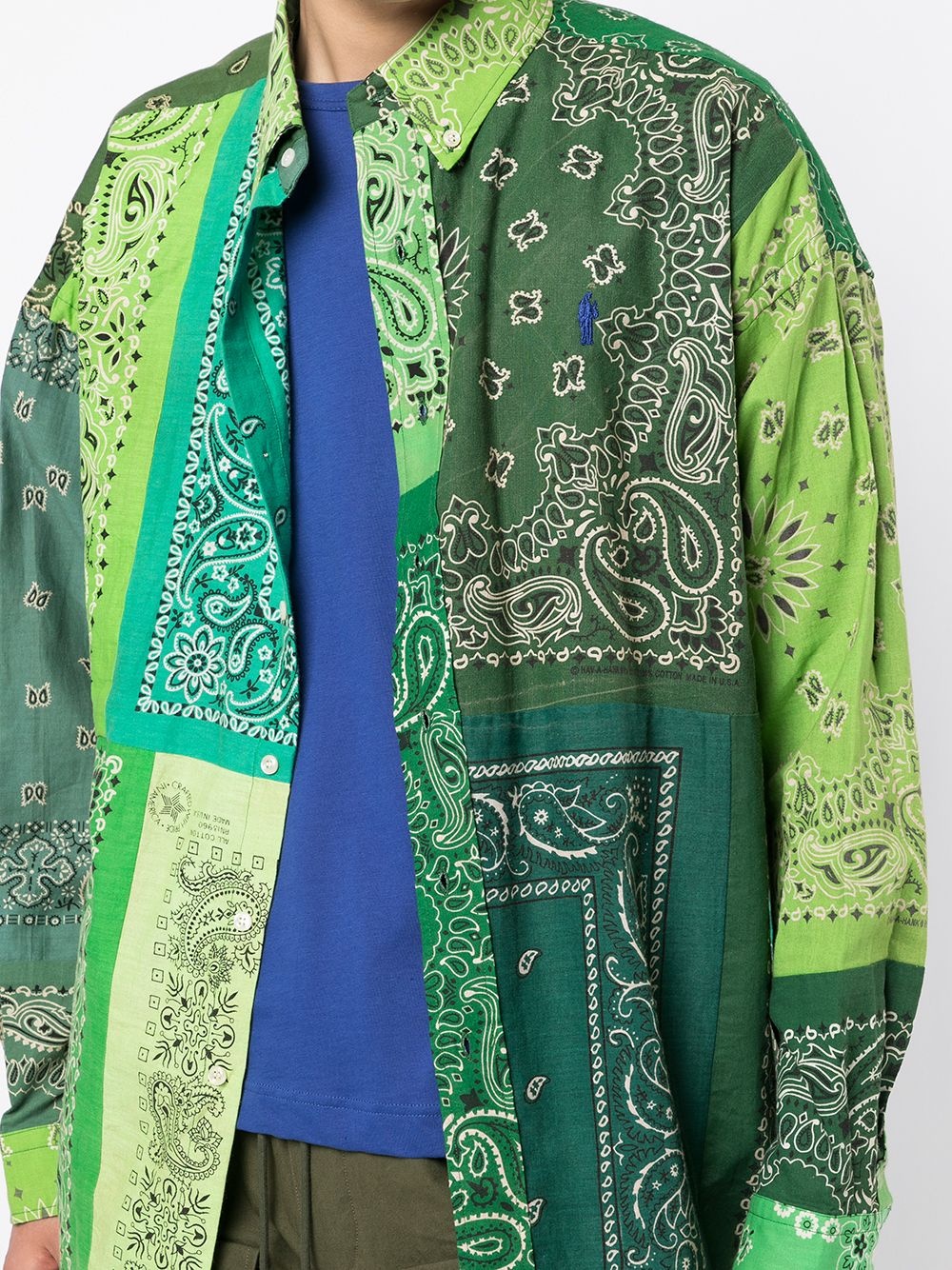 paisley-print shirt - 5