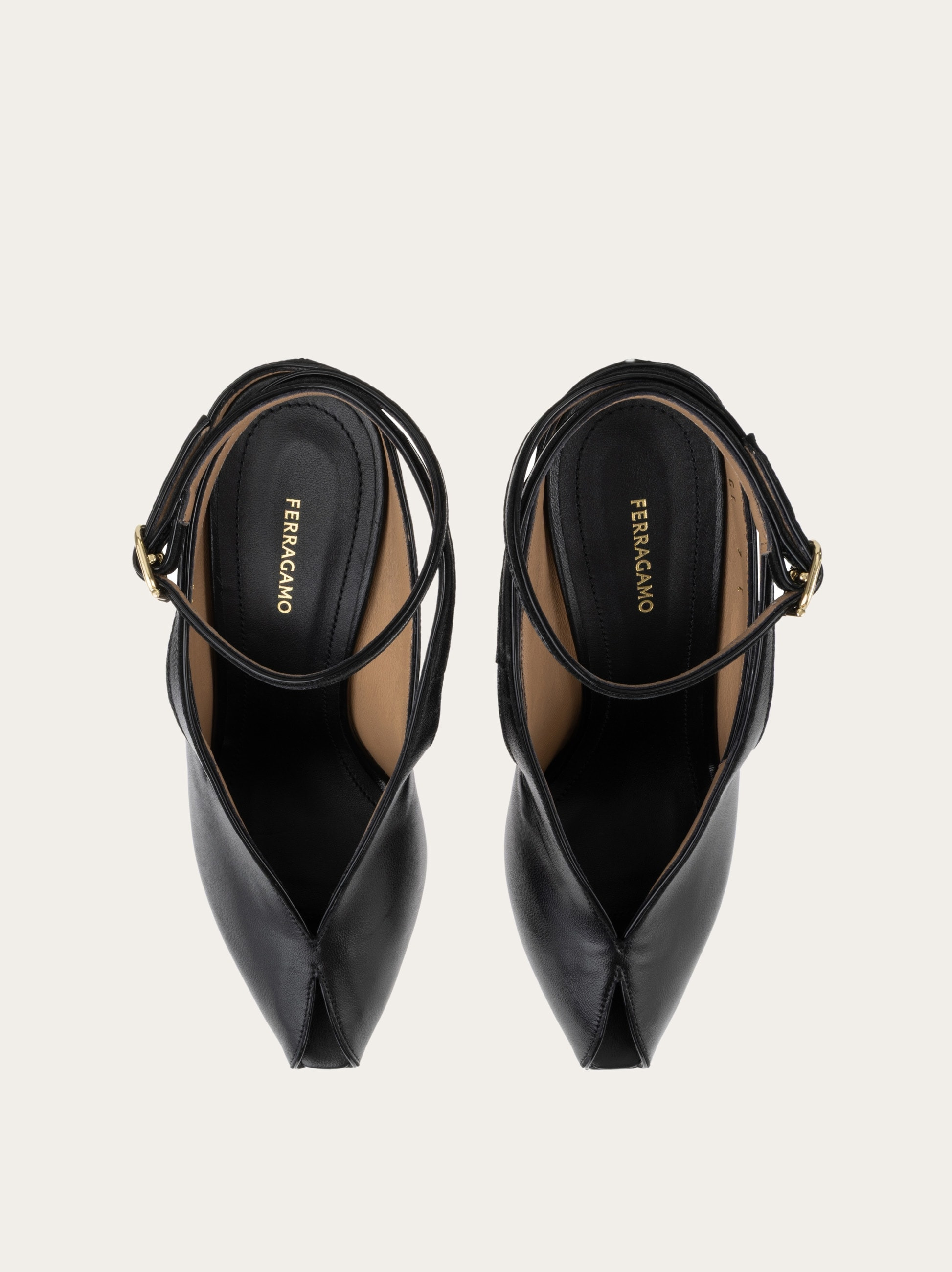 Peep toe wedge sandal - 3