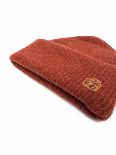 ADER error ribbed knit beanie outlook