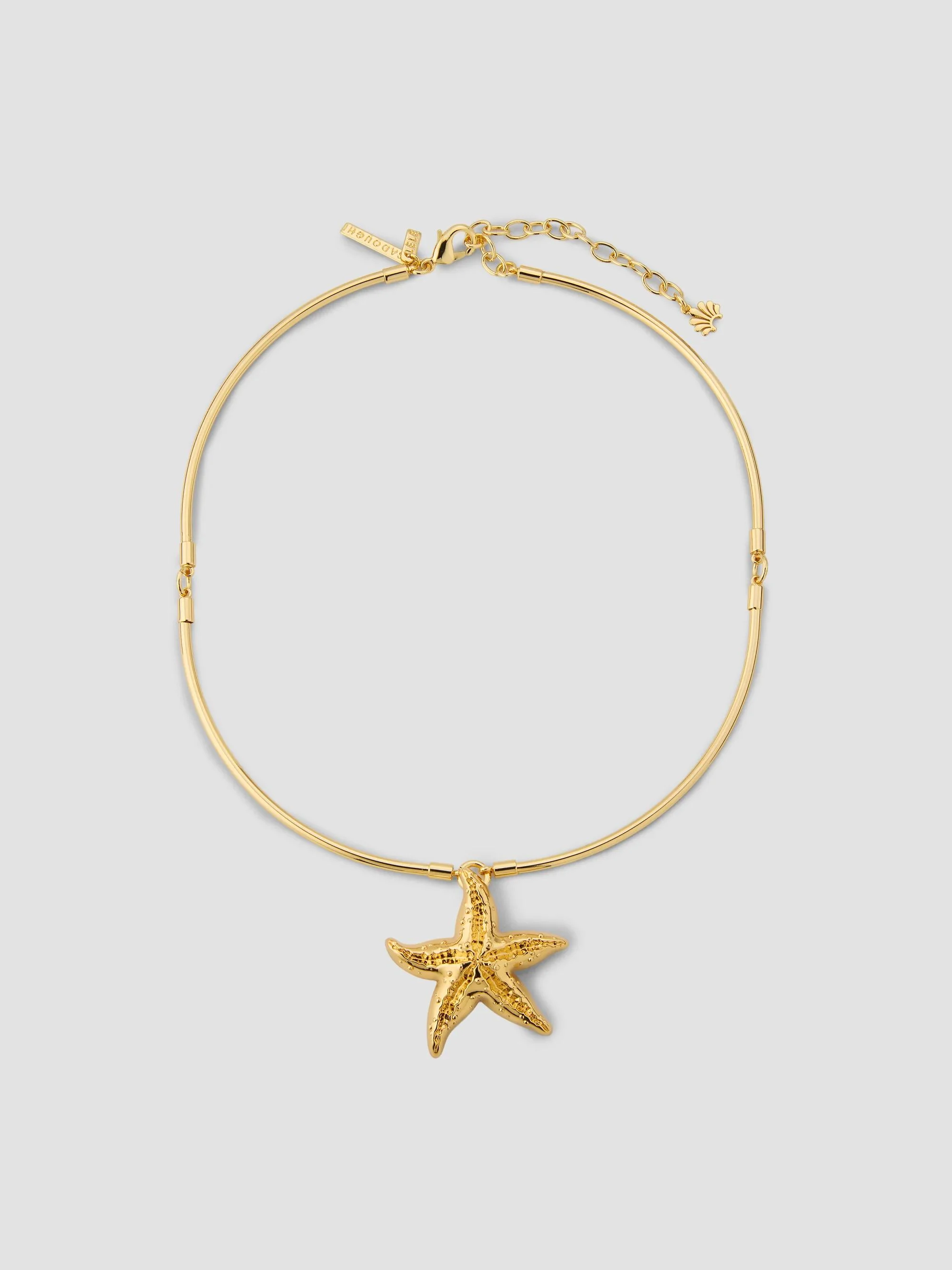 Women's 14K-Gold-Plated Starfish Pendant Necklace - Gold - 1