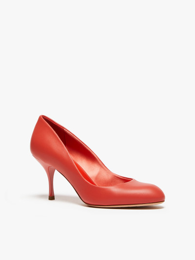 Max Mara MARYLINPUMP80 Nappa leather court shoes outlook