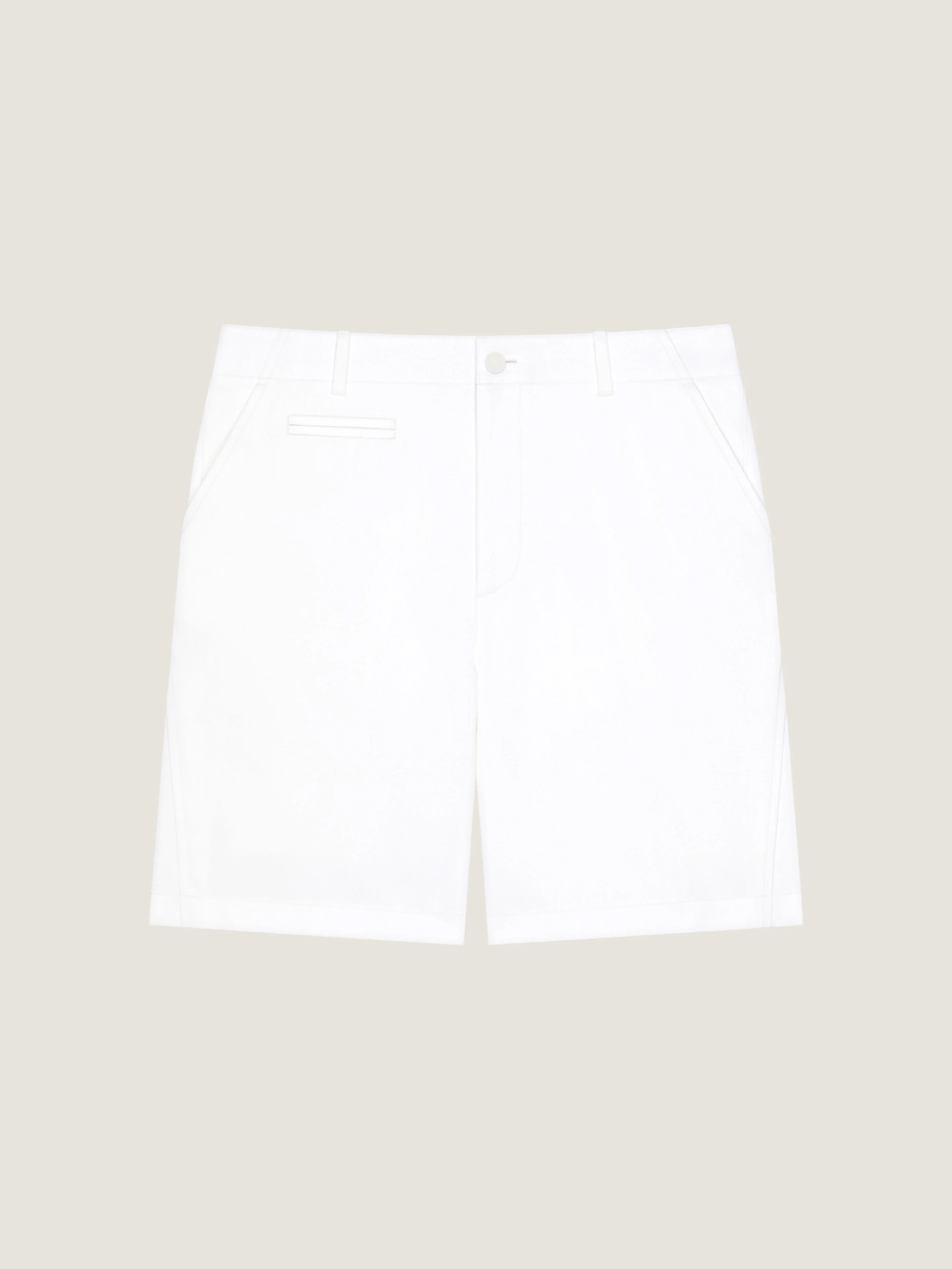 COUTURE SEAM CHINO BERMUDA SHORTS IN COTTON - 1
