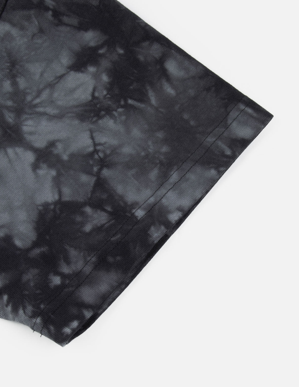 Tie-Dye with Seagull Embroidery Loose Fit T-Shirt - 9