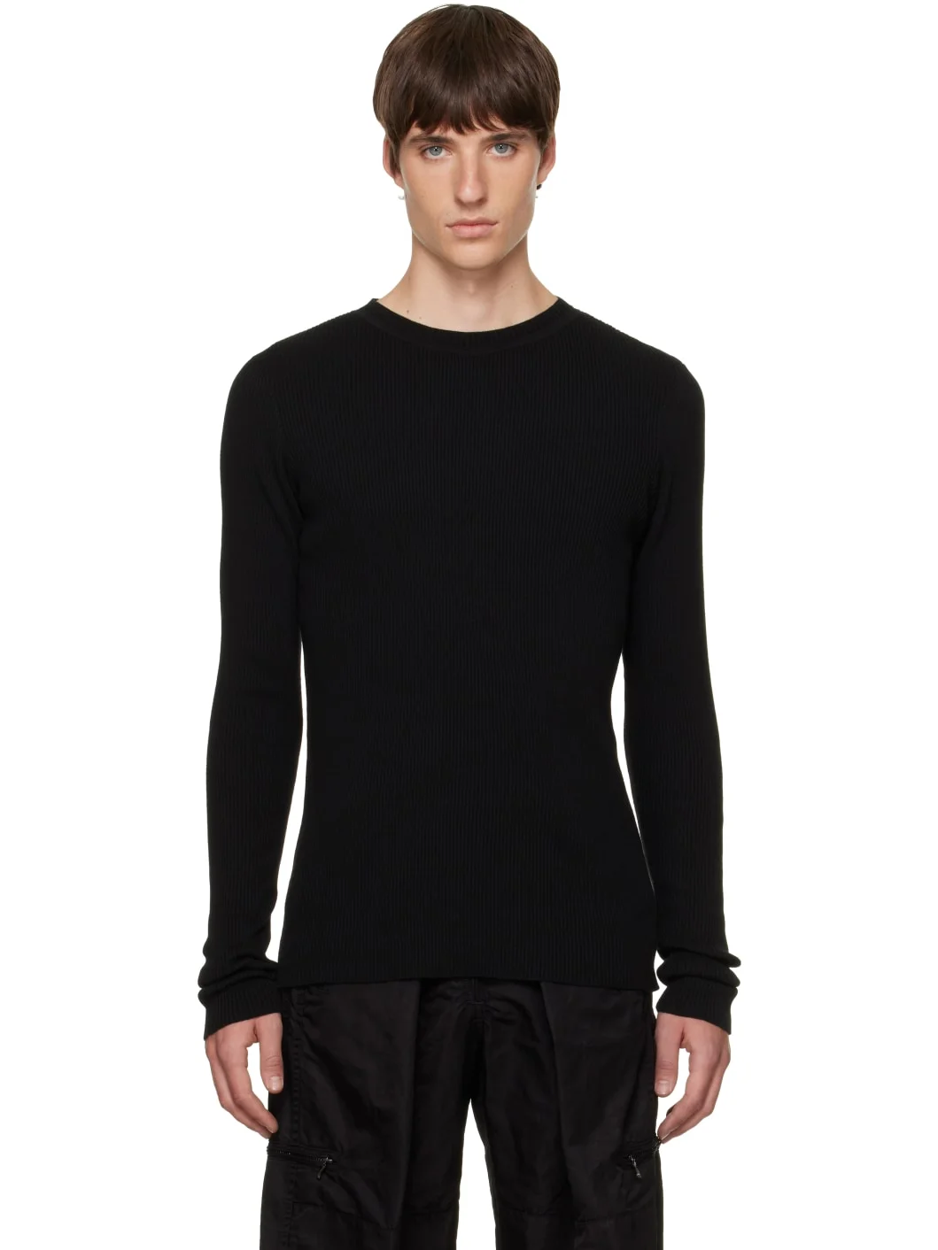 Black Skinny Sweater - 1