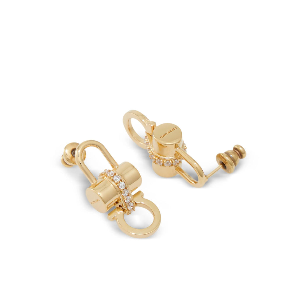 Ferragamo Gold Earrings Women - 4