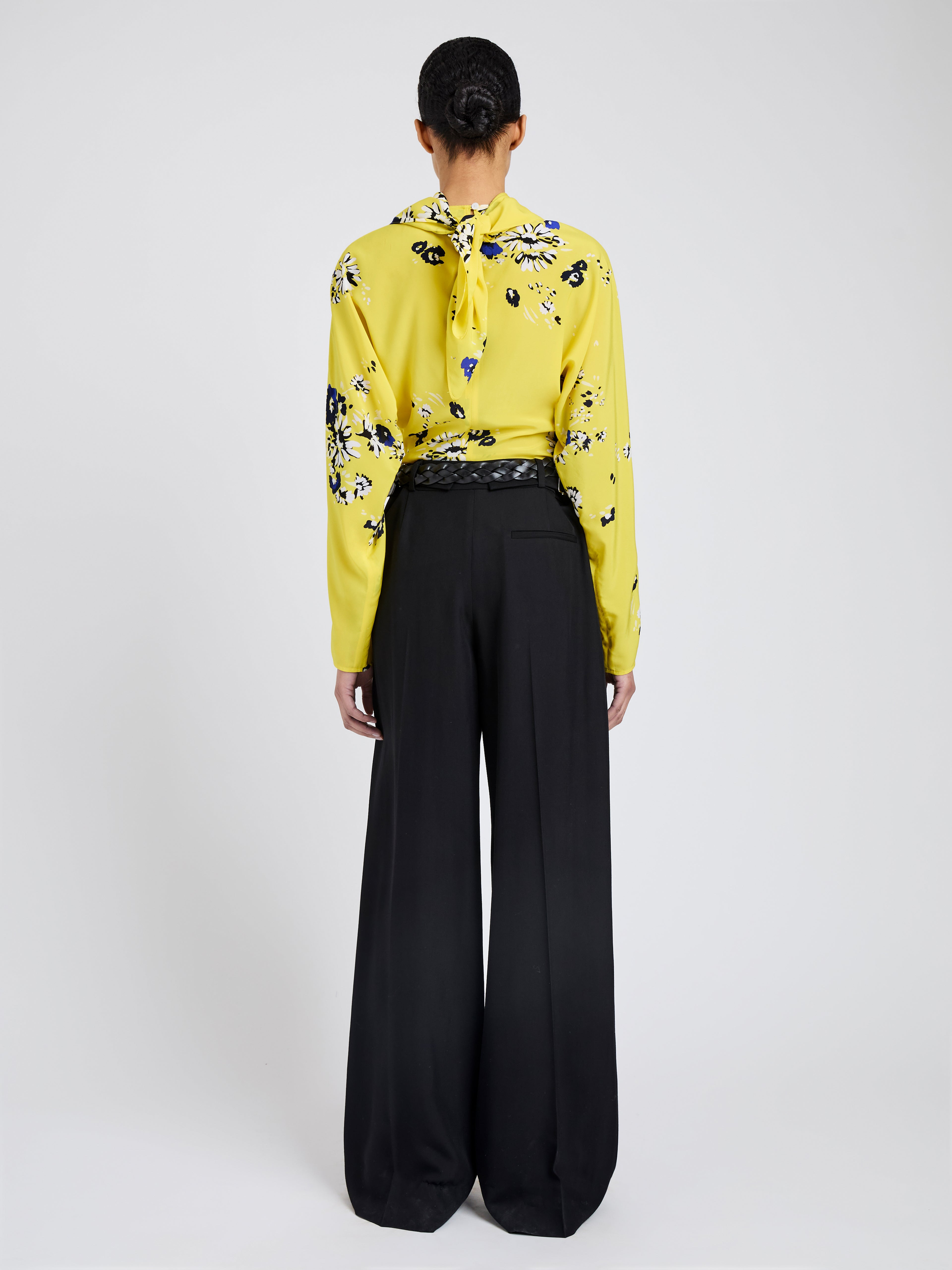 Ysabelle Top in Printed Silk Viscose - 5
