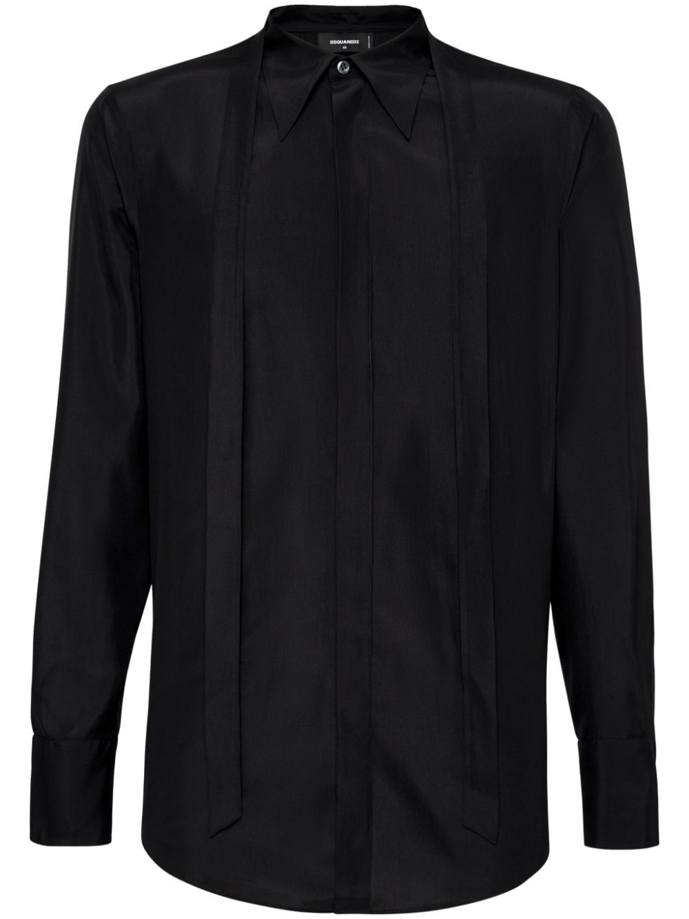 satin silk shirt - 1