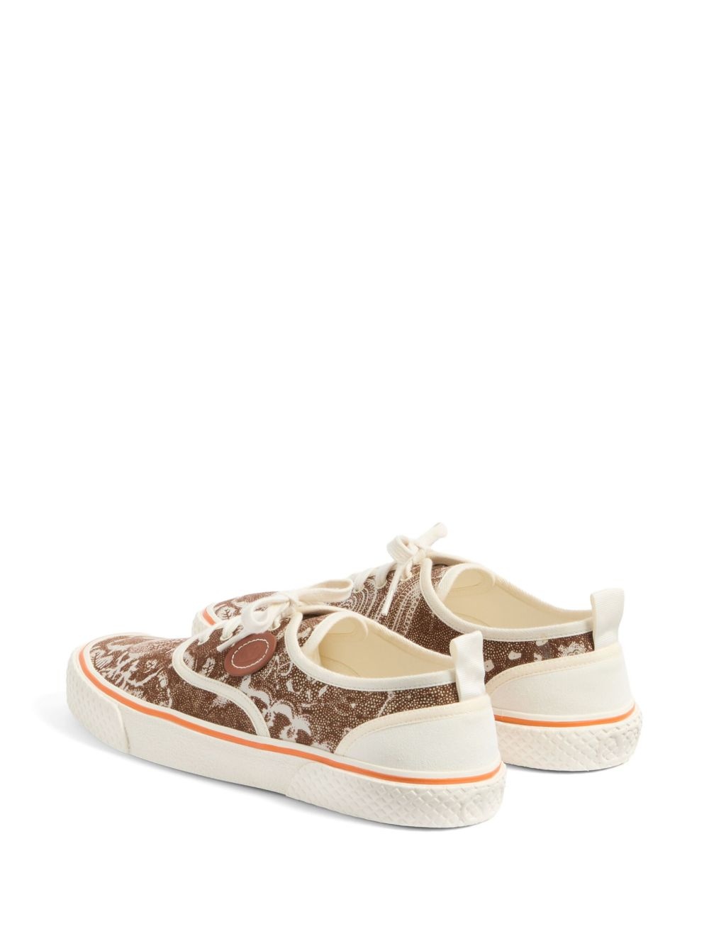 patterned-jacquard sneakers - 3