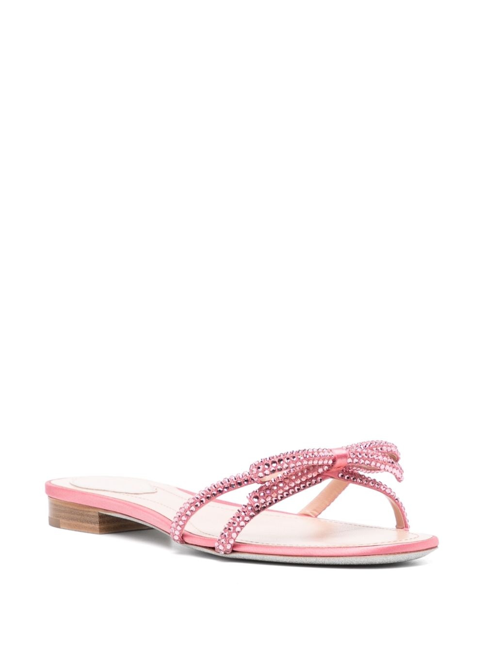 crystal embellishment sandals - 2
