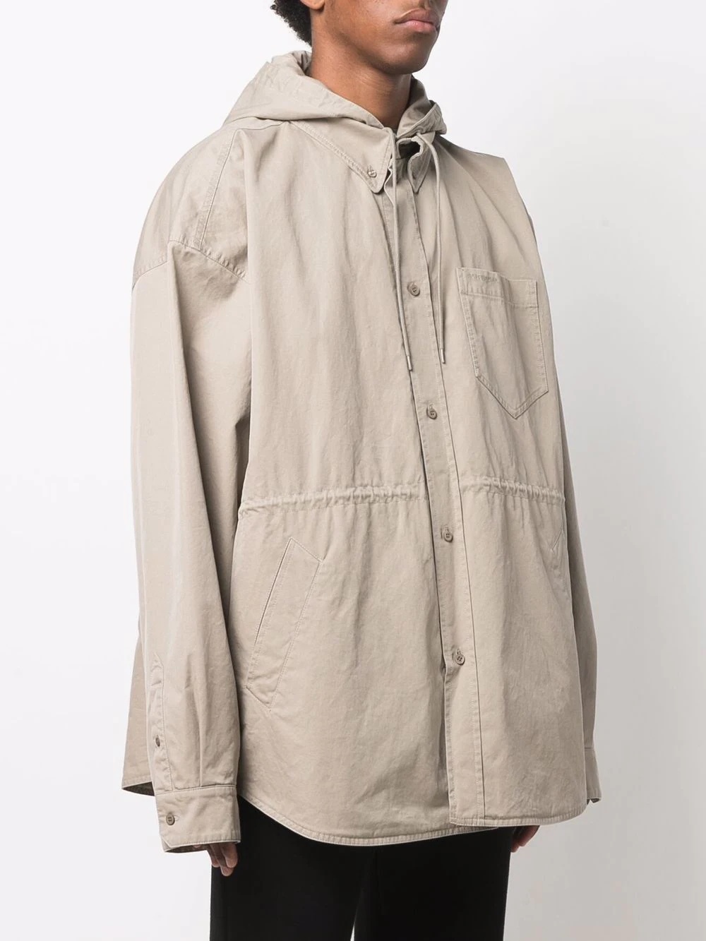 Hooded Parka shirt jacket - 3