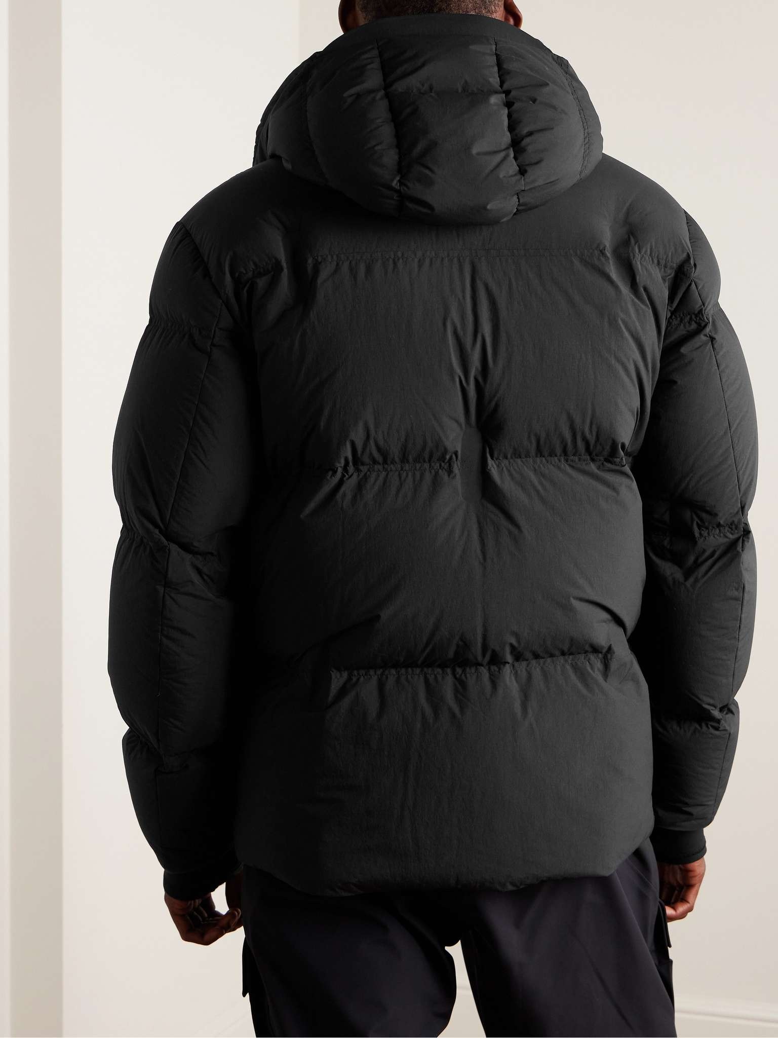 Quilted Shell Hooded Down Ski Jacket - 4