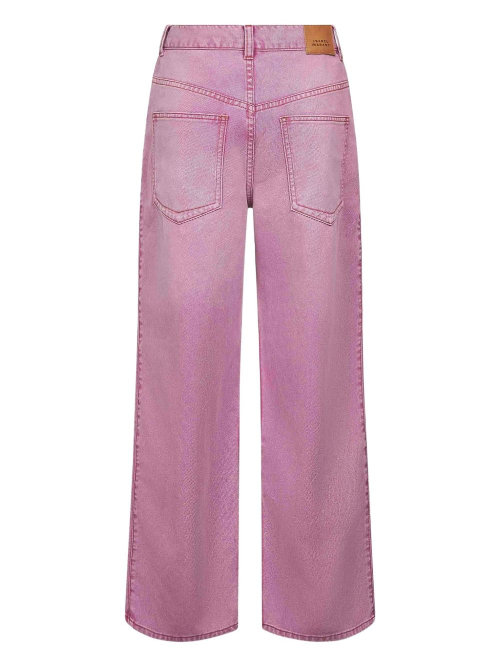 pleat-front jeans - 2