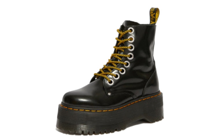 (WMNS) Dr. Martens Jadon Max Platform Boot 'Black Buttero' 25566001 - 2