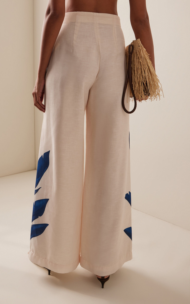 Ritmica Linen Wide-Leg Pants blue 4
