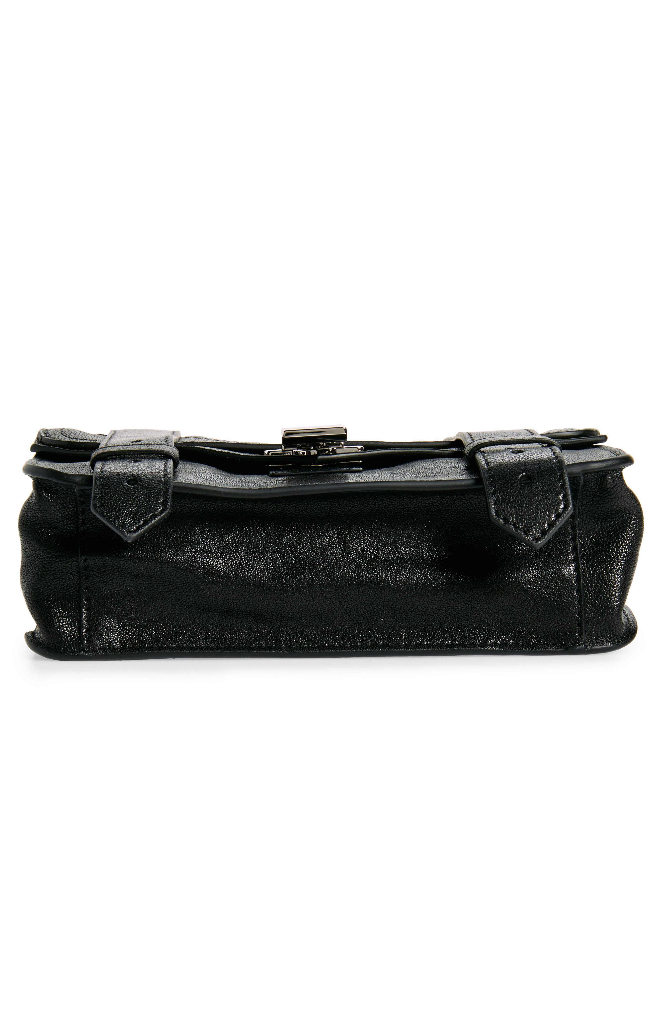 Proenza Schouler Mini PS1 Leather Crossbody Bag in Black/black at Nordstrom - 7