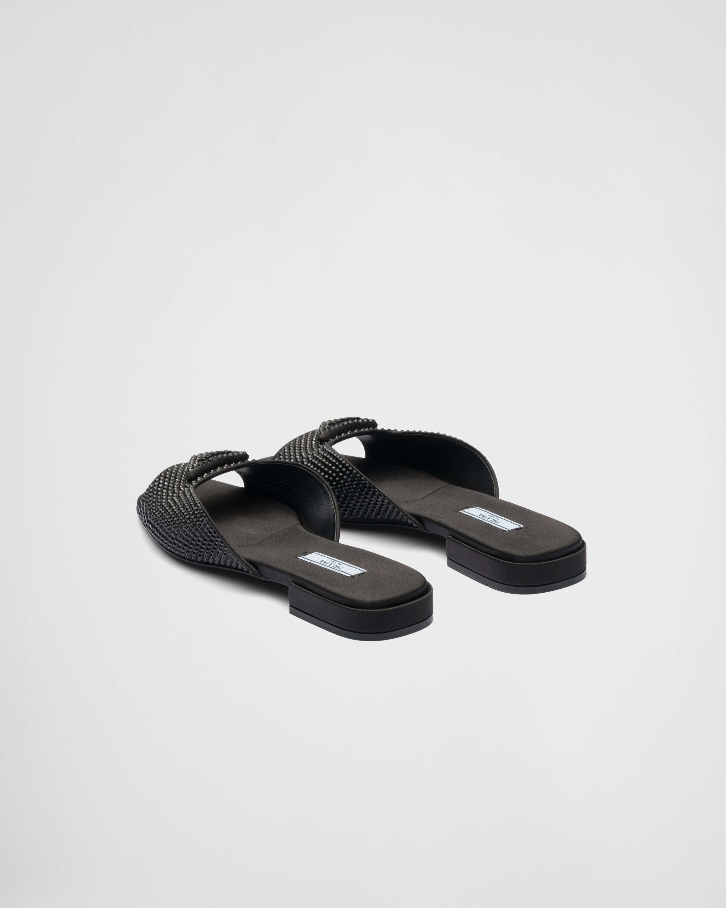 Satin slides with crystals - 5