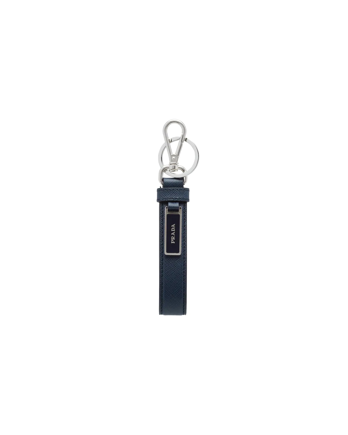 Saffiano Leather Keychain - 1