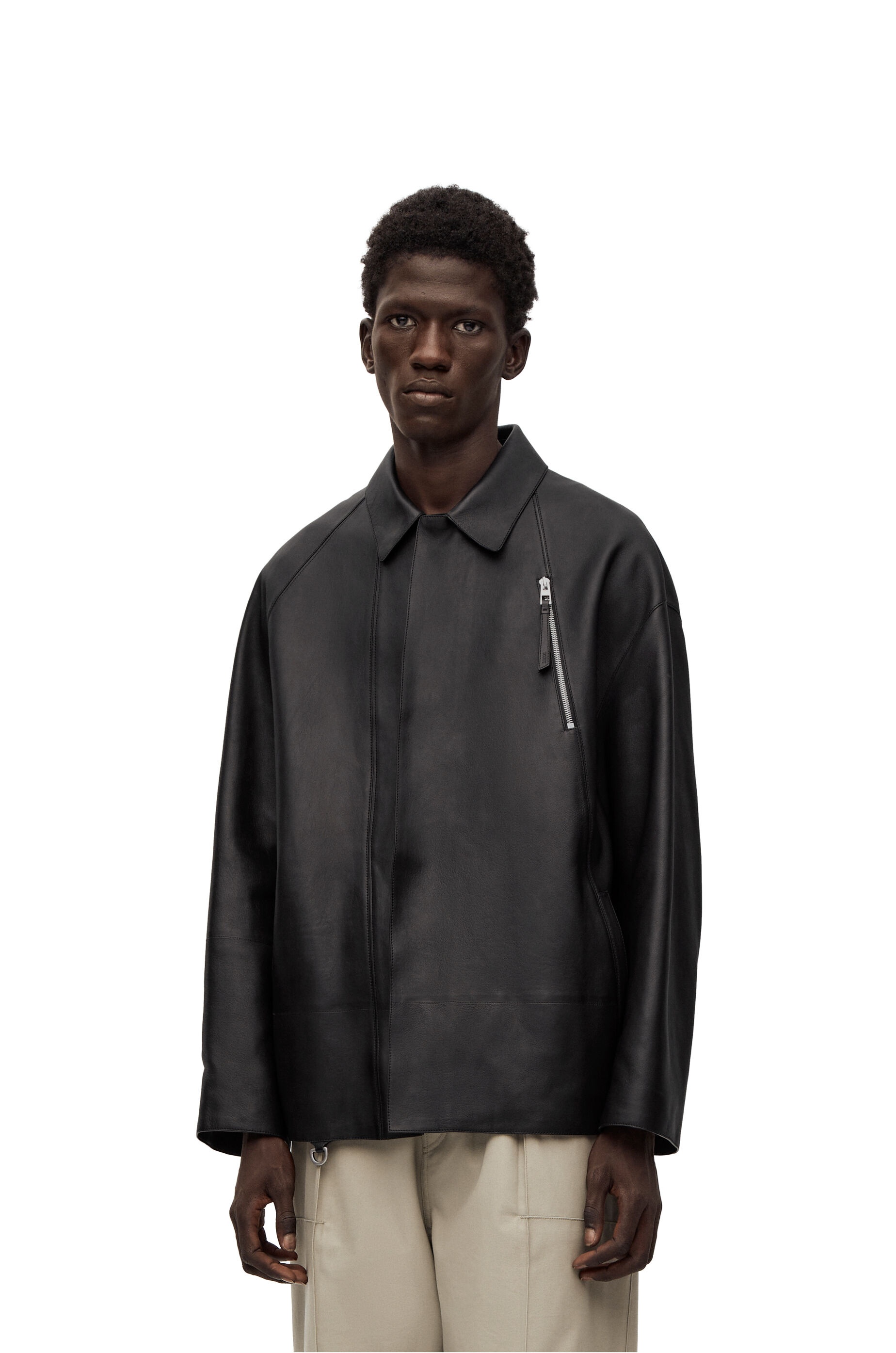 Puzzle jacket in nappa - 3
