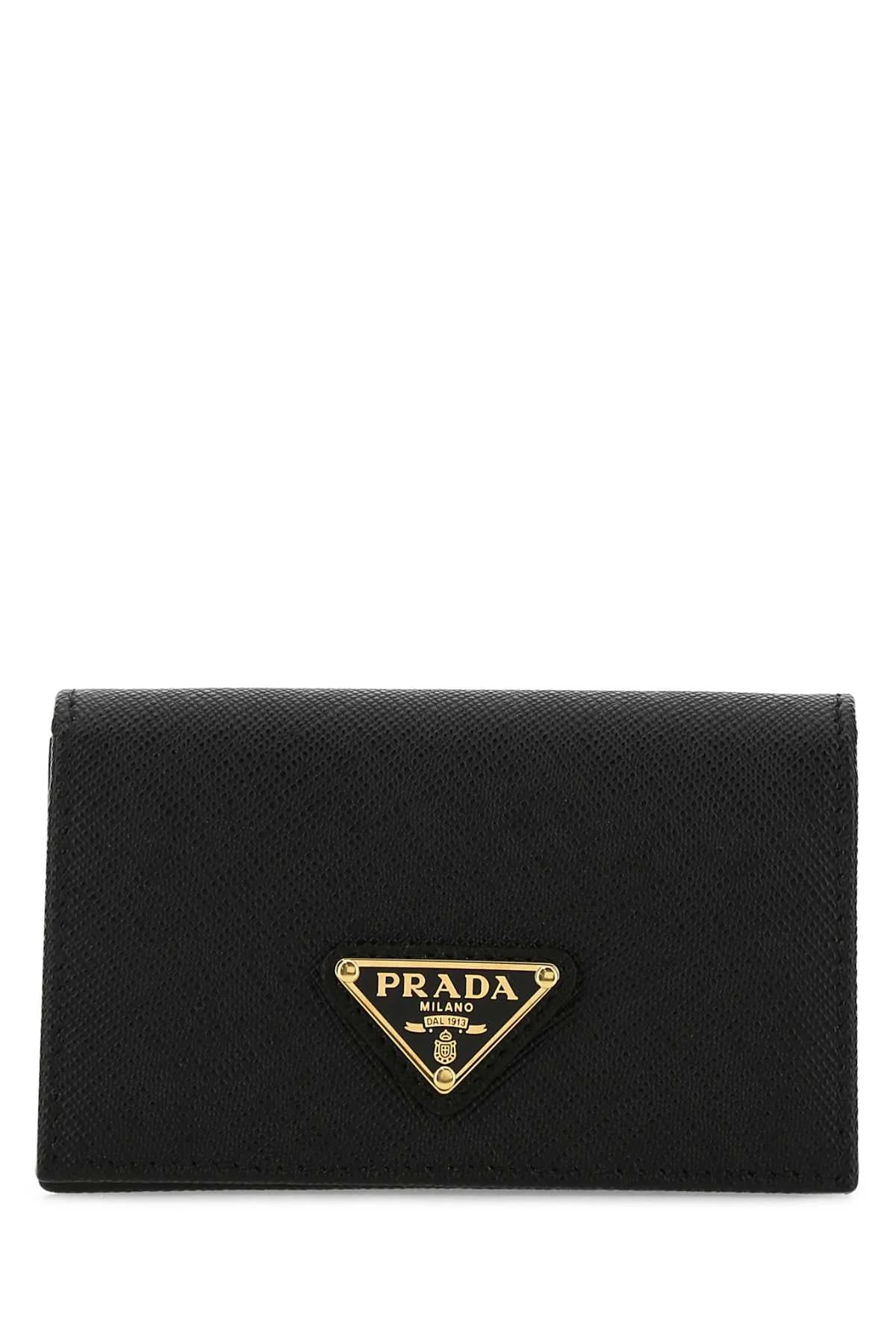 Prada Women Black Leather Card Holder - 1