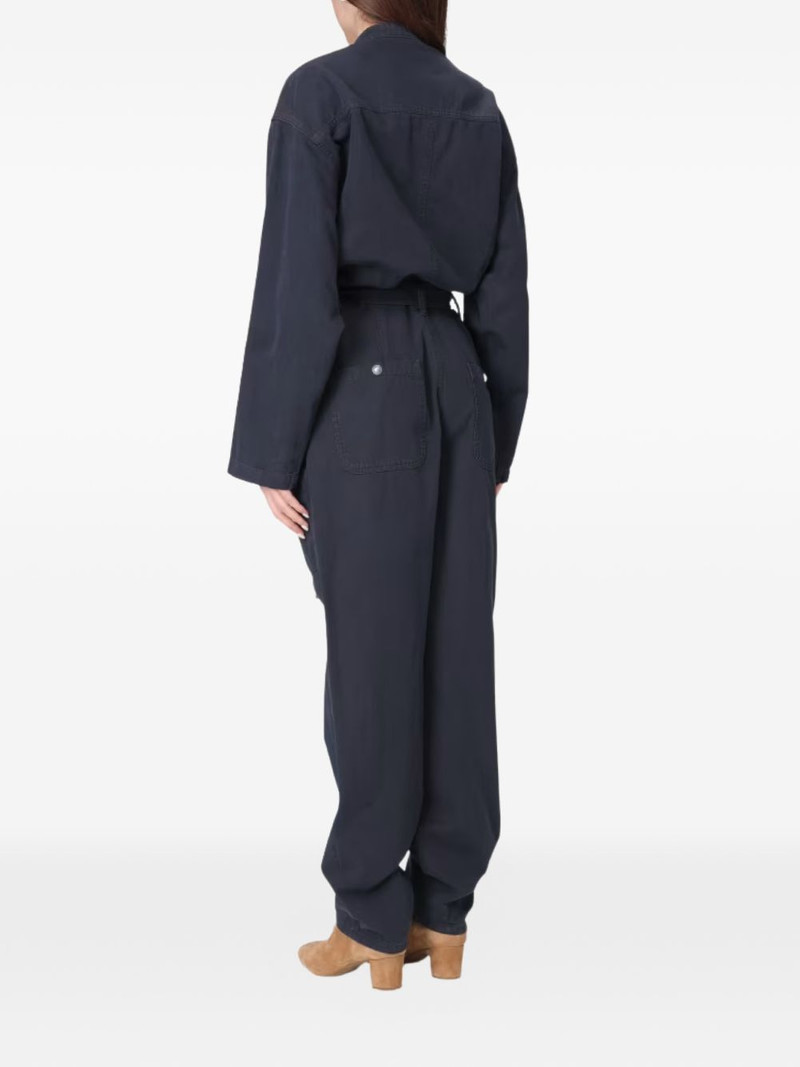 Isabel Marant Étoile Nessime long-sleeve belted jumpsuit outlook