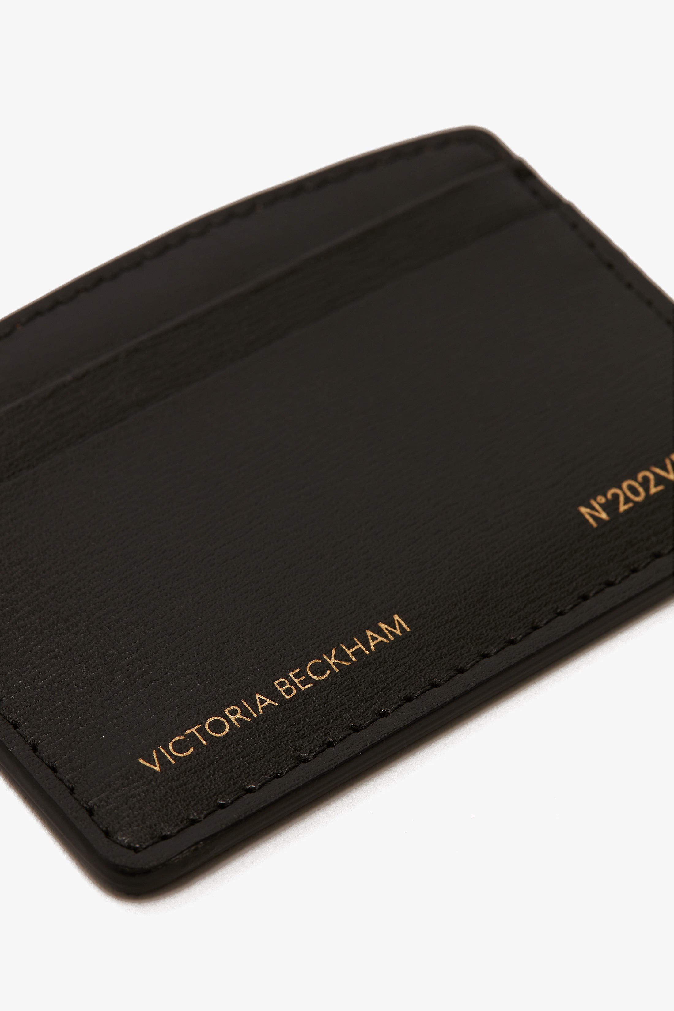 Victoria Card Holder In Black Leather - 4
