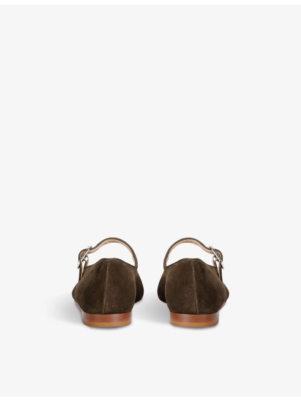 Mary Jane suede ballet flats - 4