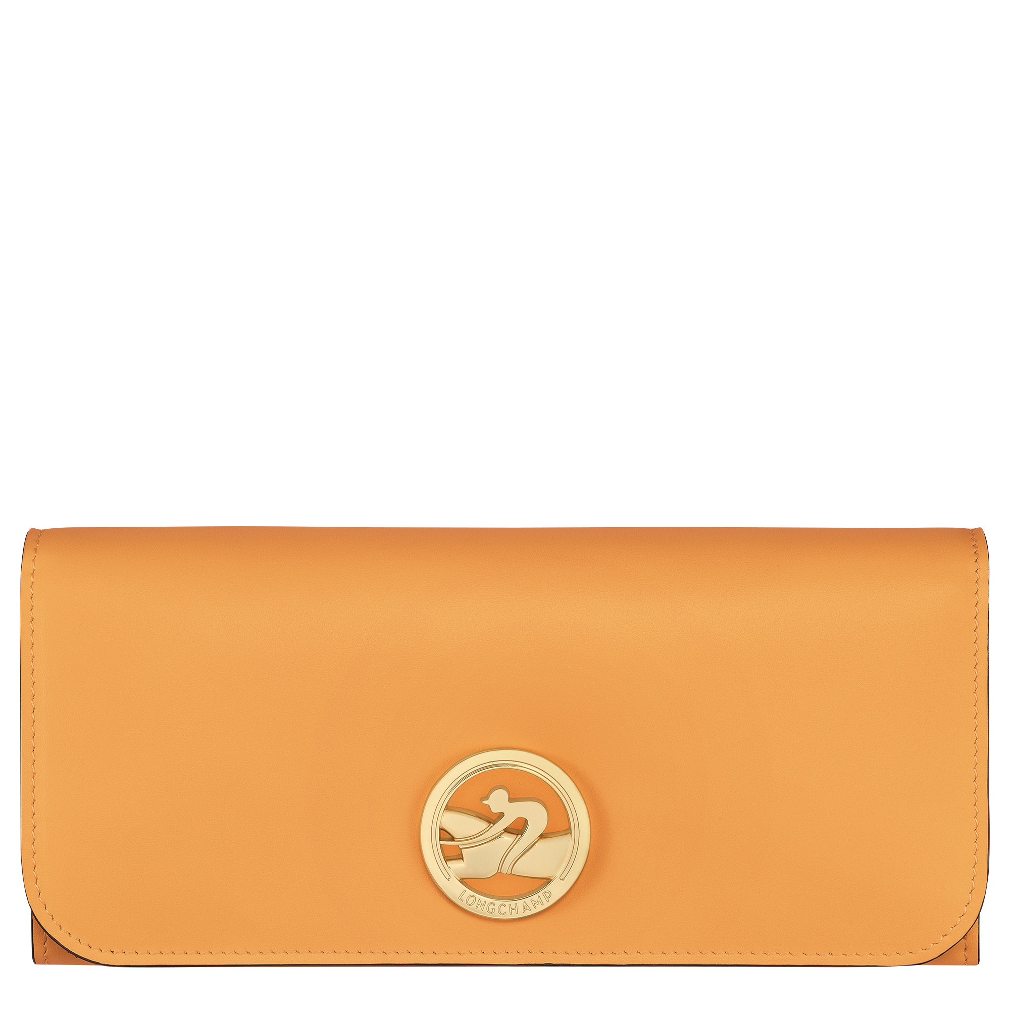 Box-Trot Continental wallet Apricot - Leather - 1