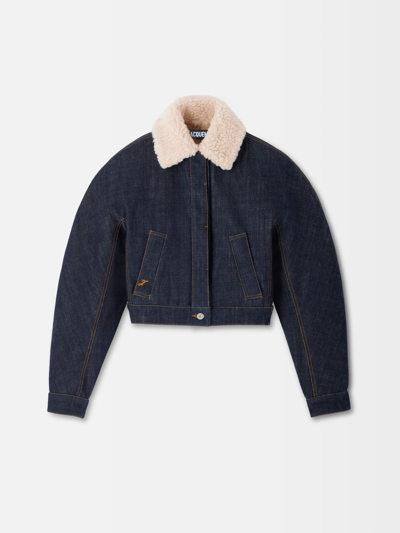 The Ovalo de-Nîmes denim bomber jacket - 1