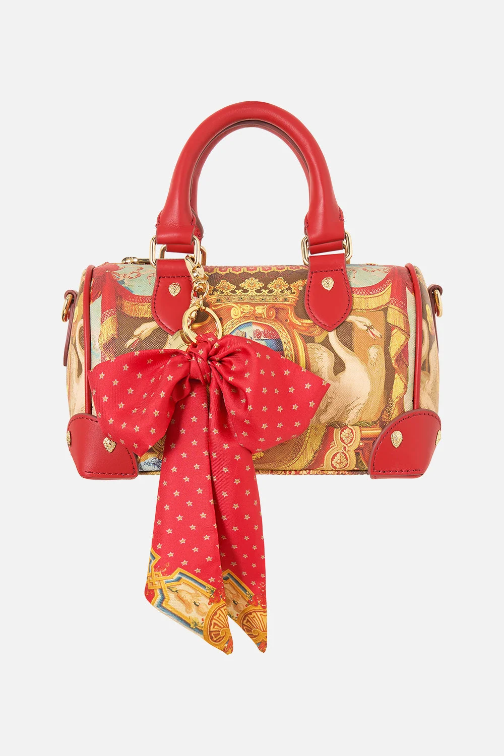 BARREL BAG WITH LEATHER TRIMS LIFE’S RICH TAPESTRY - 1
