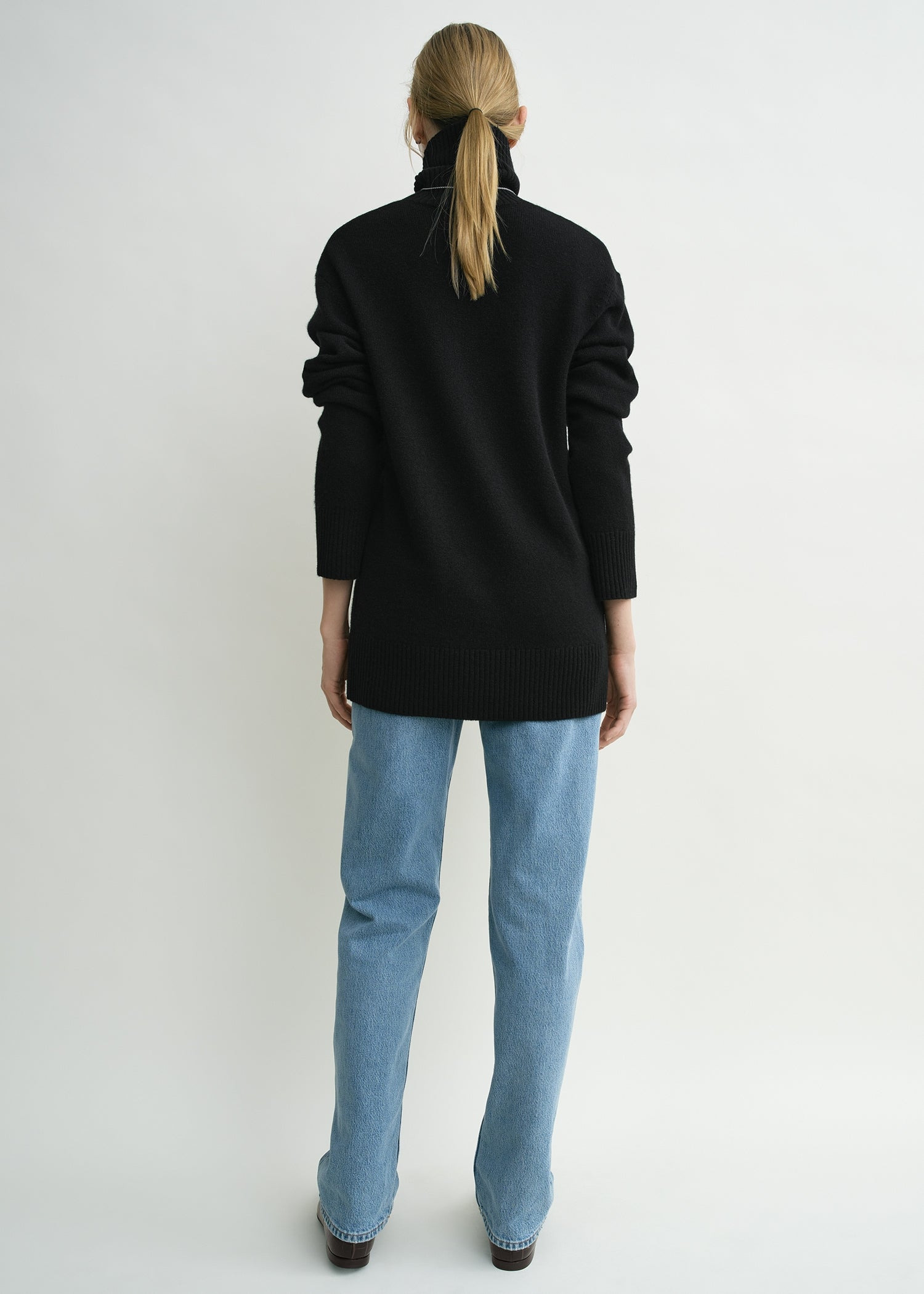 Cashmere turtleneck black - 4