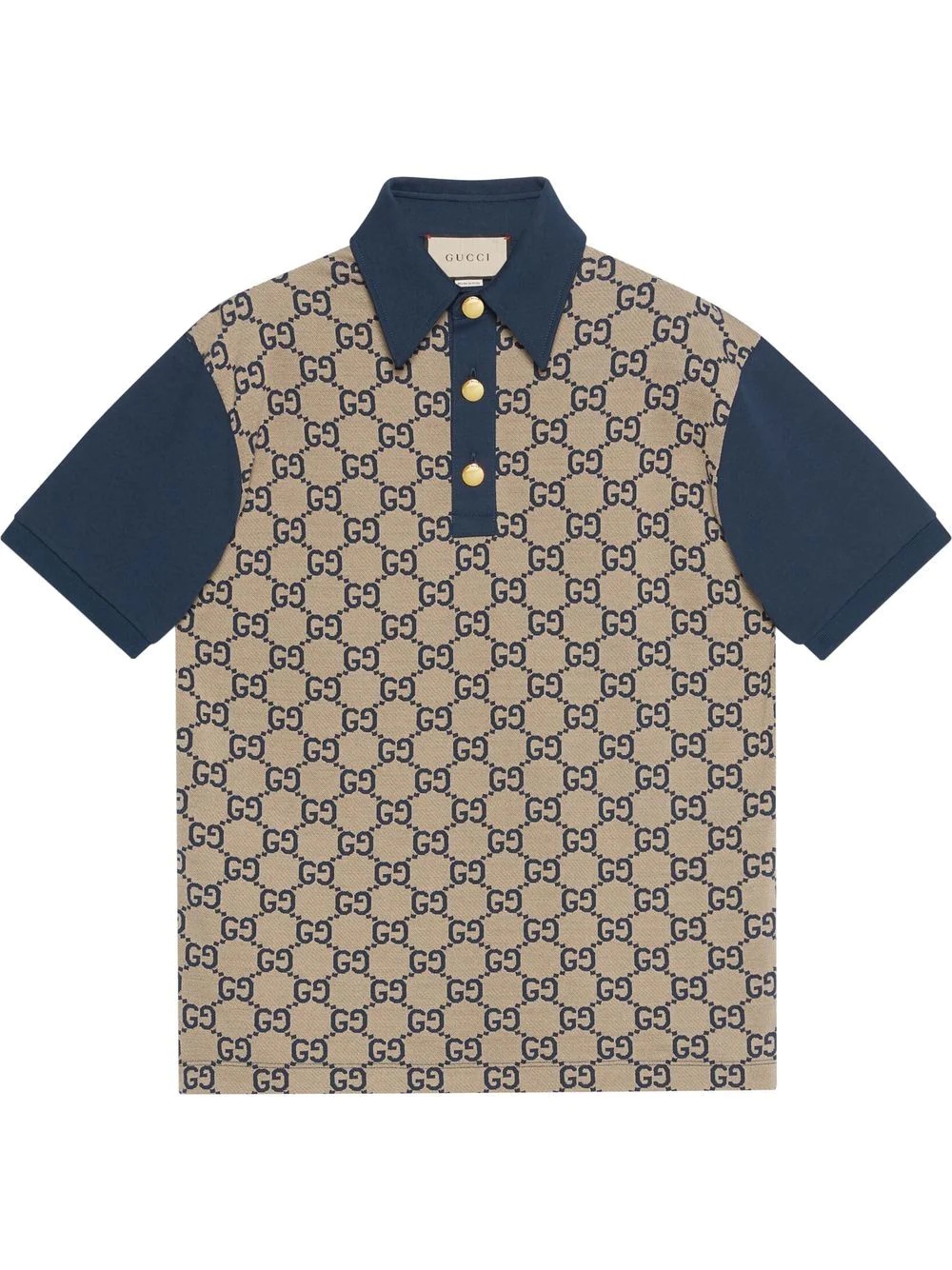 maxi GG monogram polo shirt - 1