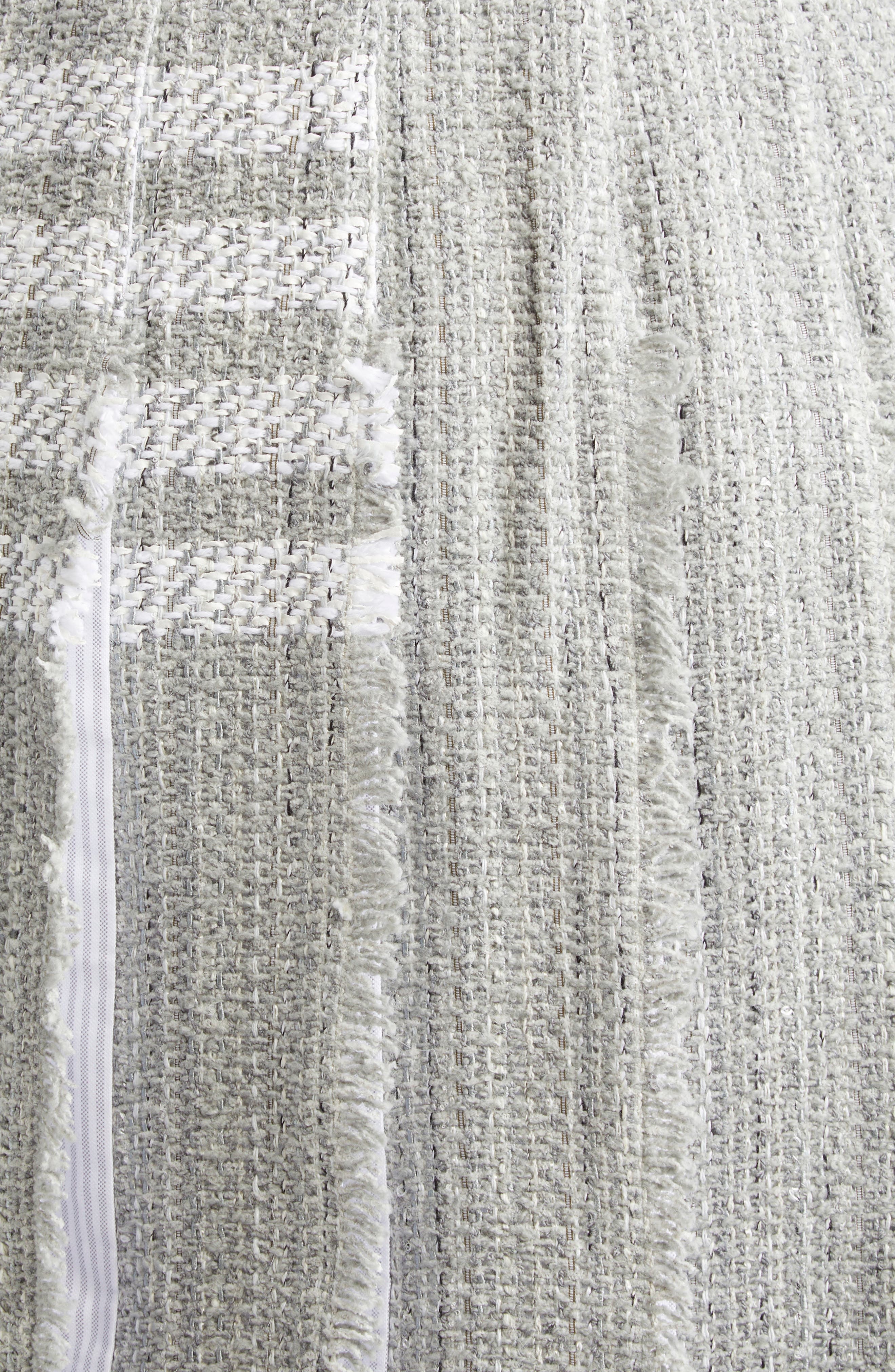 Thom Browne 4-Bar Pleated Tweed Miniskirt in Medium Grey at Nordstrom - 7