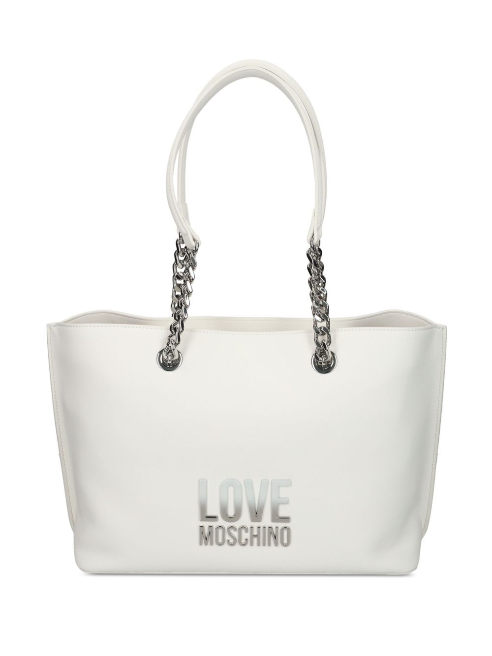 logo-lettering shoulder bag - 1