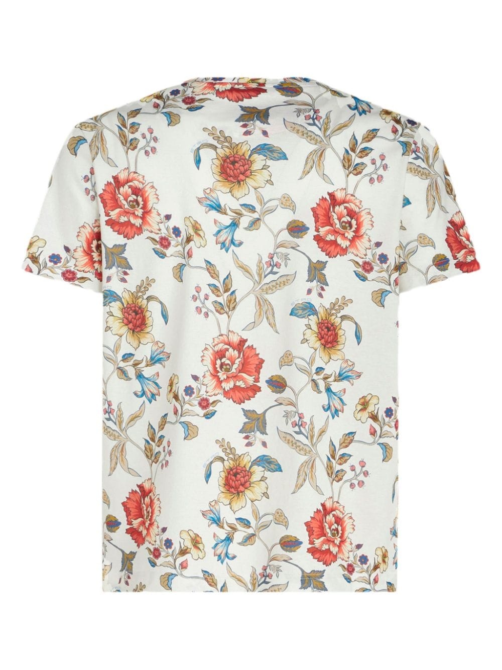 floral-print cotton T-shirt - 6